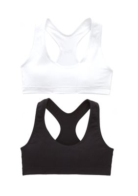 Kmart Active Womens Seamfree Crop Top-Black Size: 10