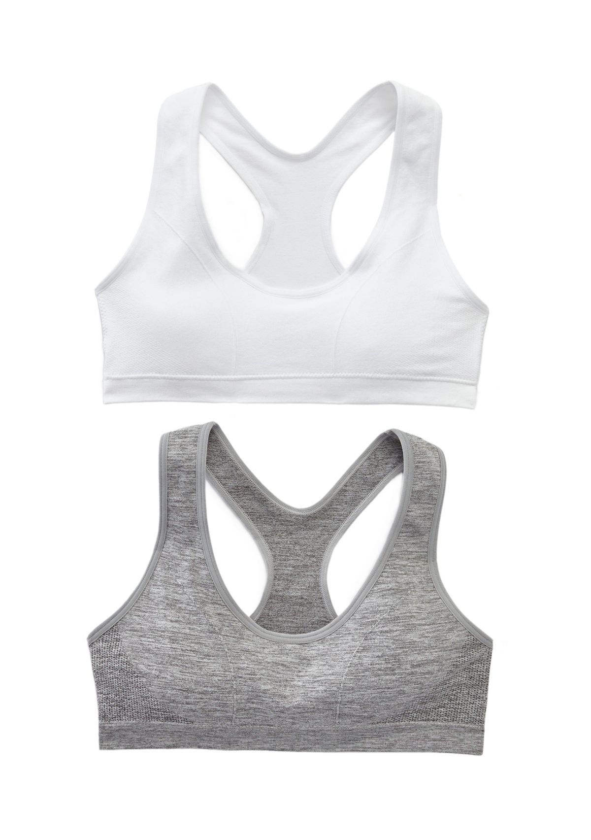 Girls Seamless Sports Bras - 2 Pack