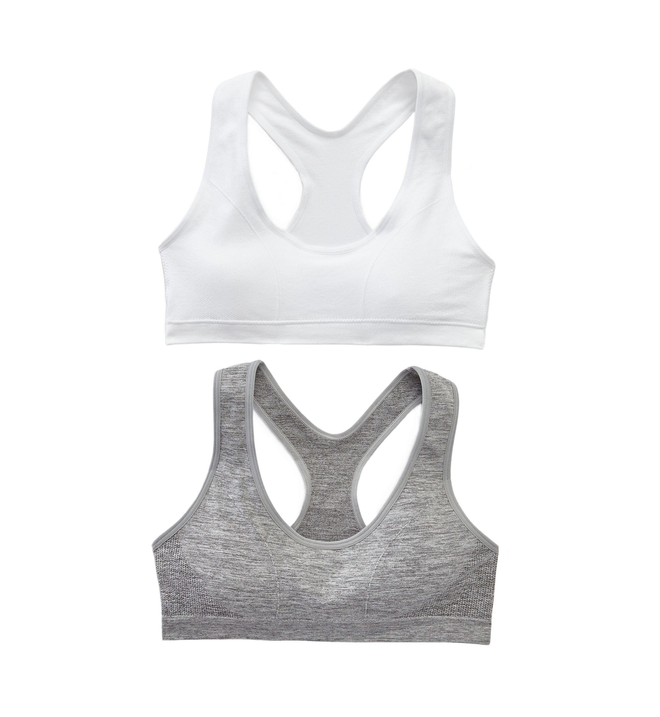 Girls Seamless Sports Bras - 2 Pack