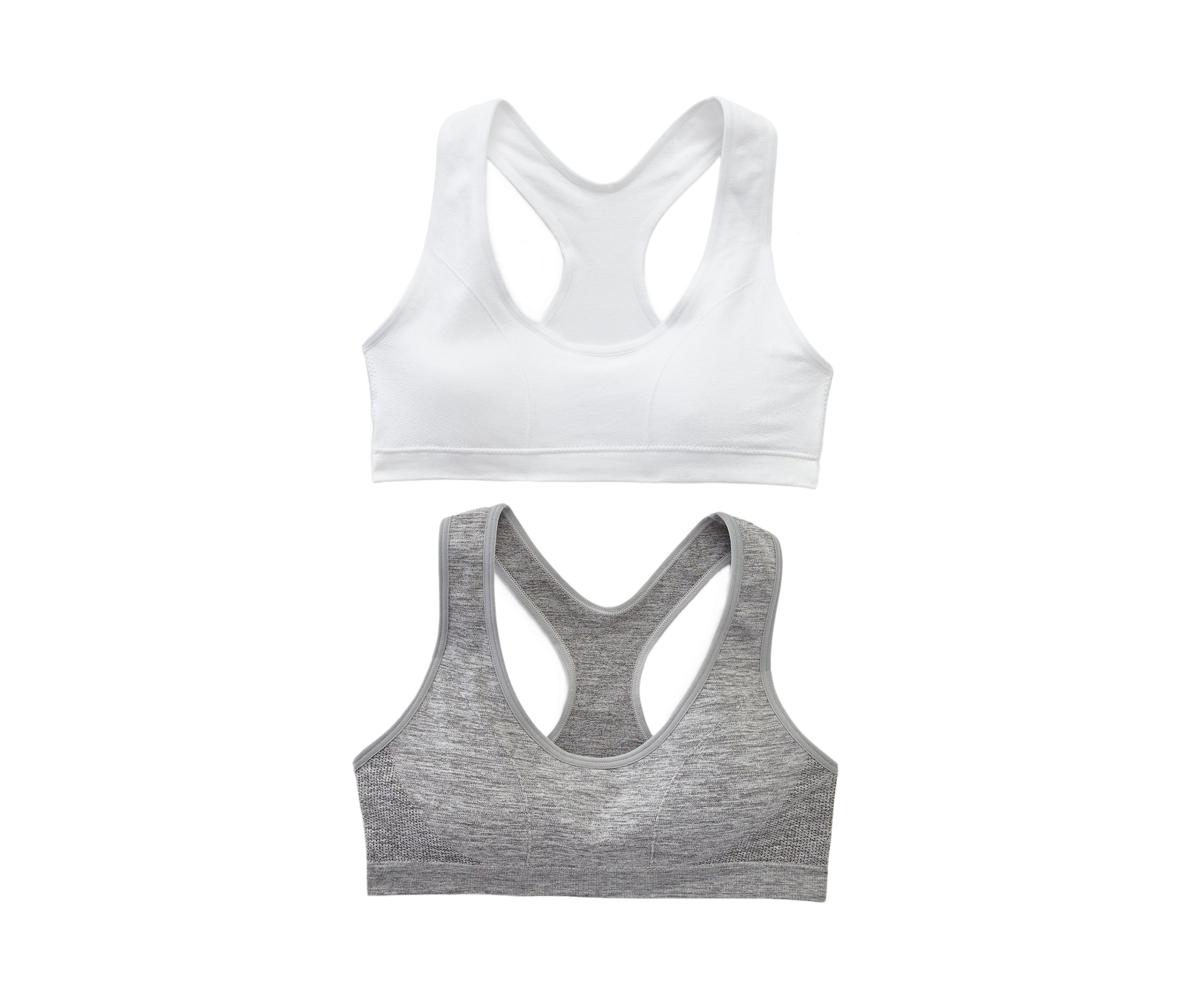 Girls Seamless Sports Bras - 2 Pack