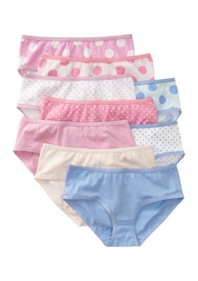 Girls 4-16 Hipster Underwear - 9 Pack