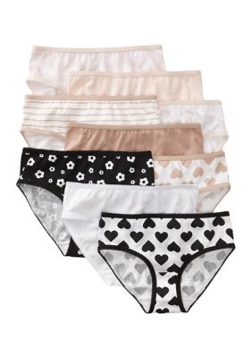 Maidenform Girl Girls 4-16 Brief Underwear - 9 Pack, 10