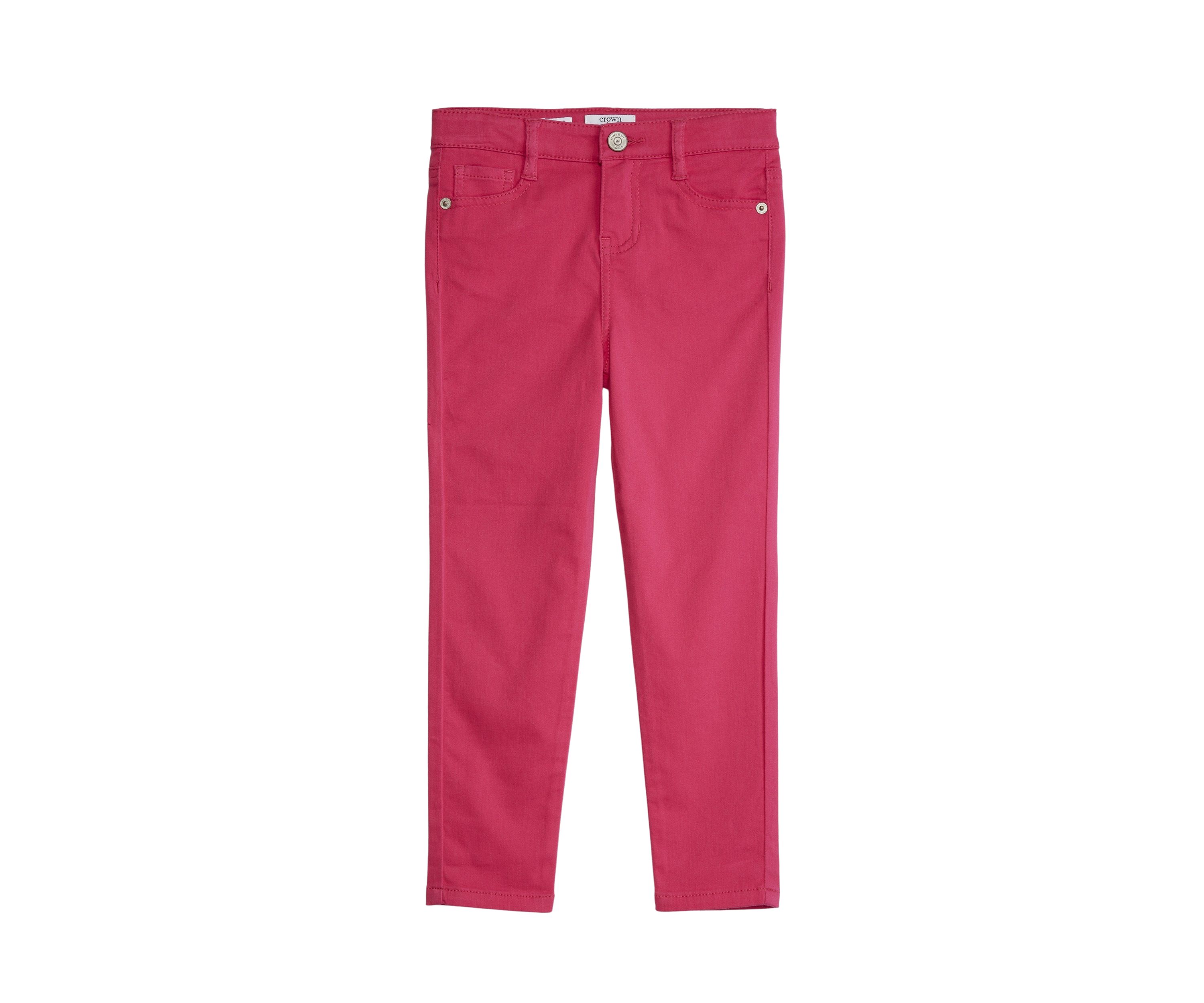Girls 4-6x 5 Pocket Knit Twill Pants