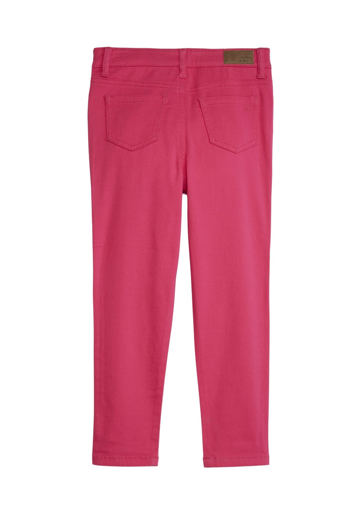 Girls 4-6x 5 Pocket Knit Twill Pants