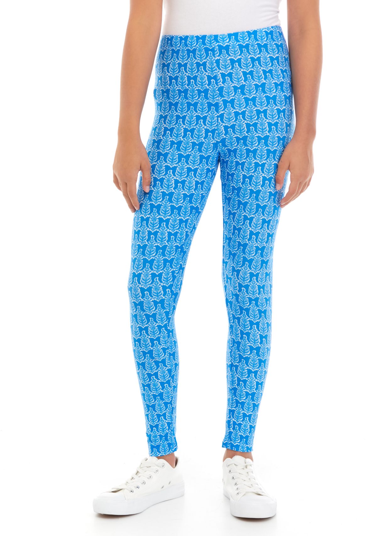 Girls 7-16 Pull On Printed Leggings