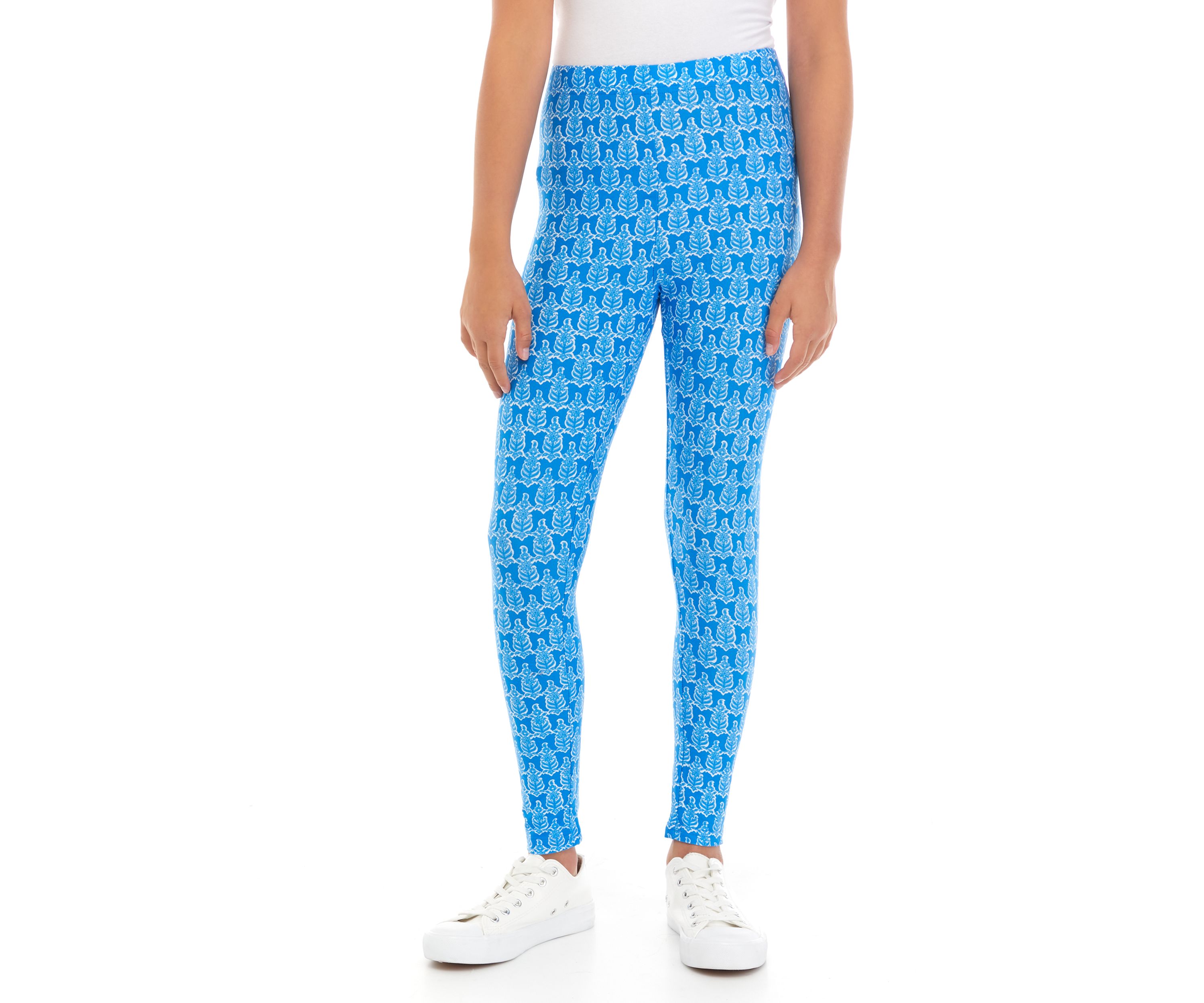 Girls 7-16 Pull On Printed Leggings