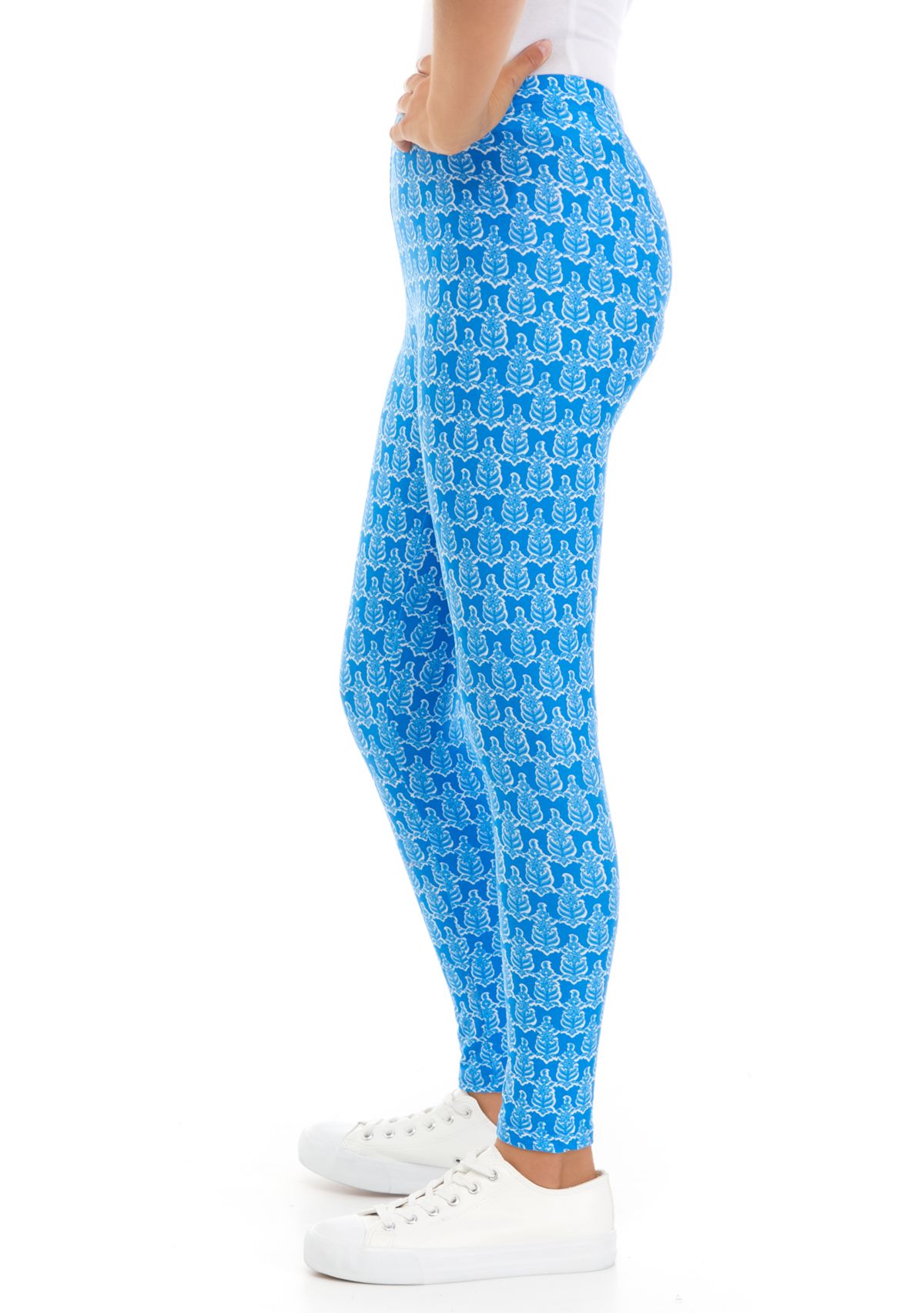 Girls 7-16 Pull On Printed Leggings