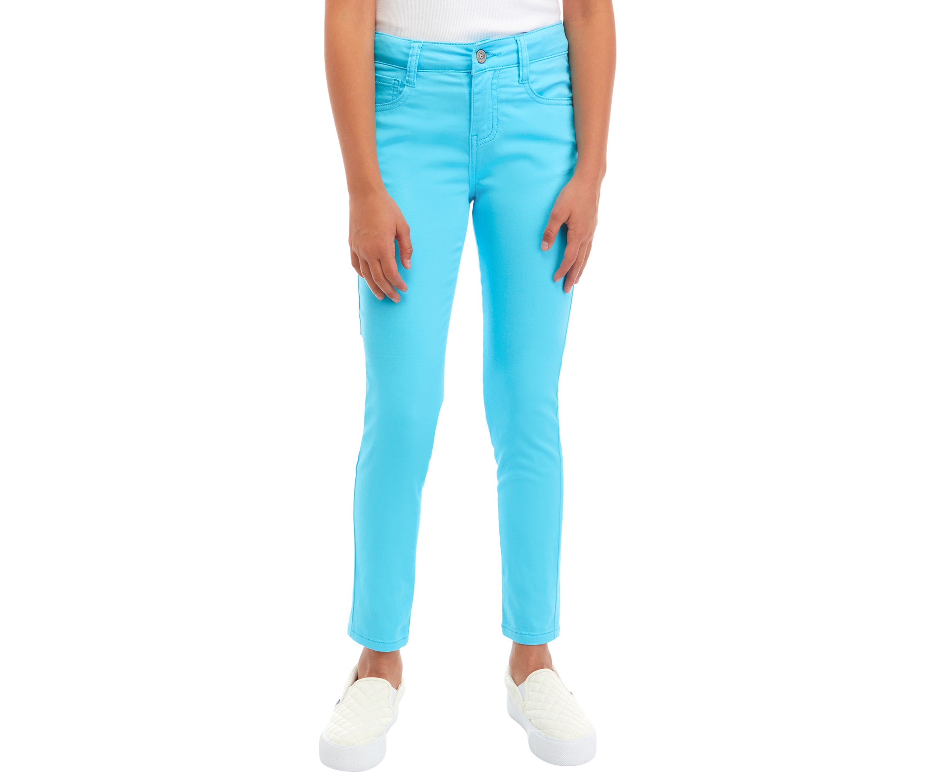 Girls 7-16 5 Pocket Knit Twill Pants