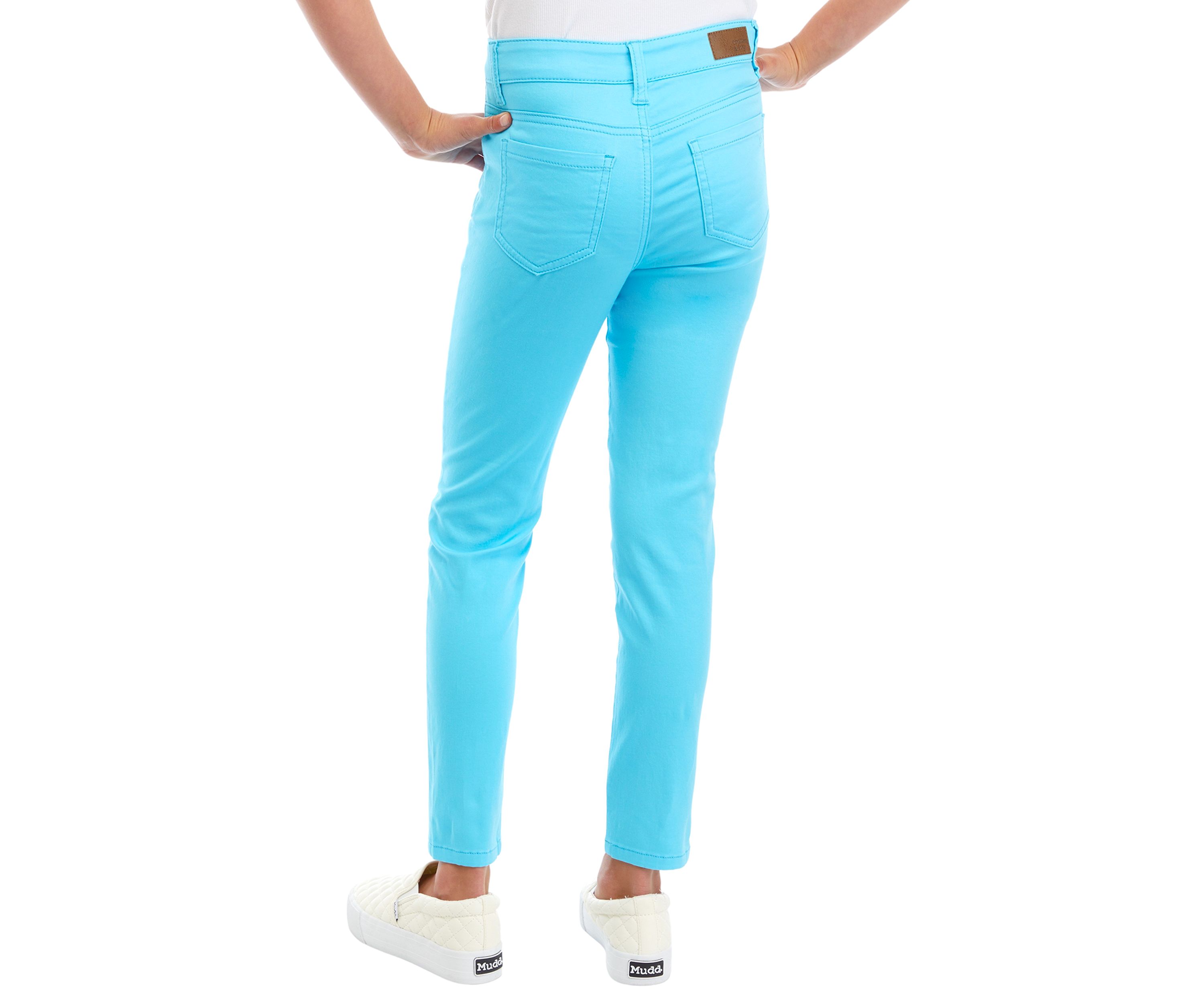 Girls 7-16 5 Pocket Knit Twill Pants