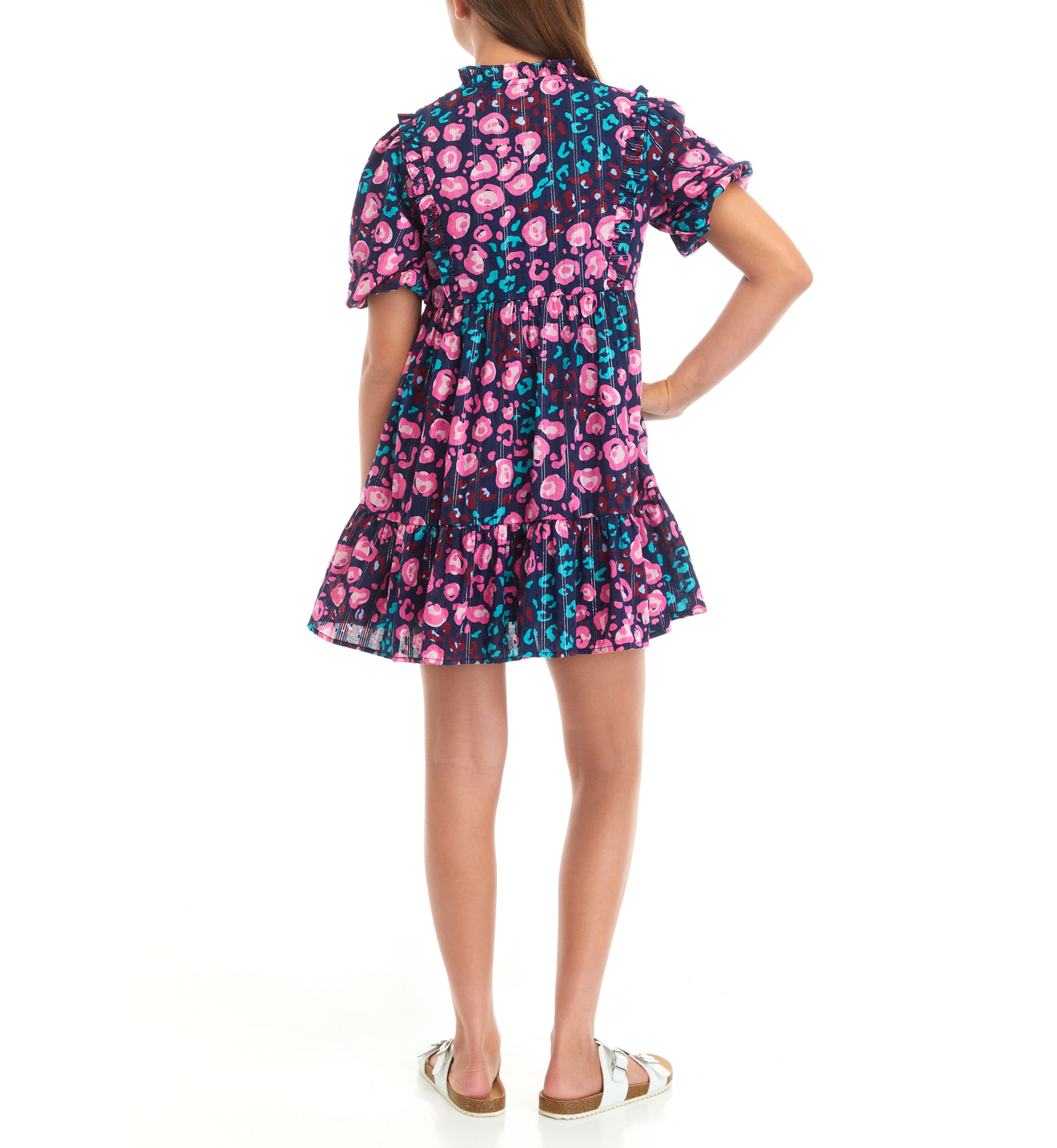 Girls 7-16 Ruffle Dress