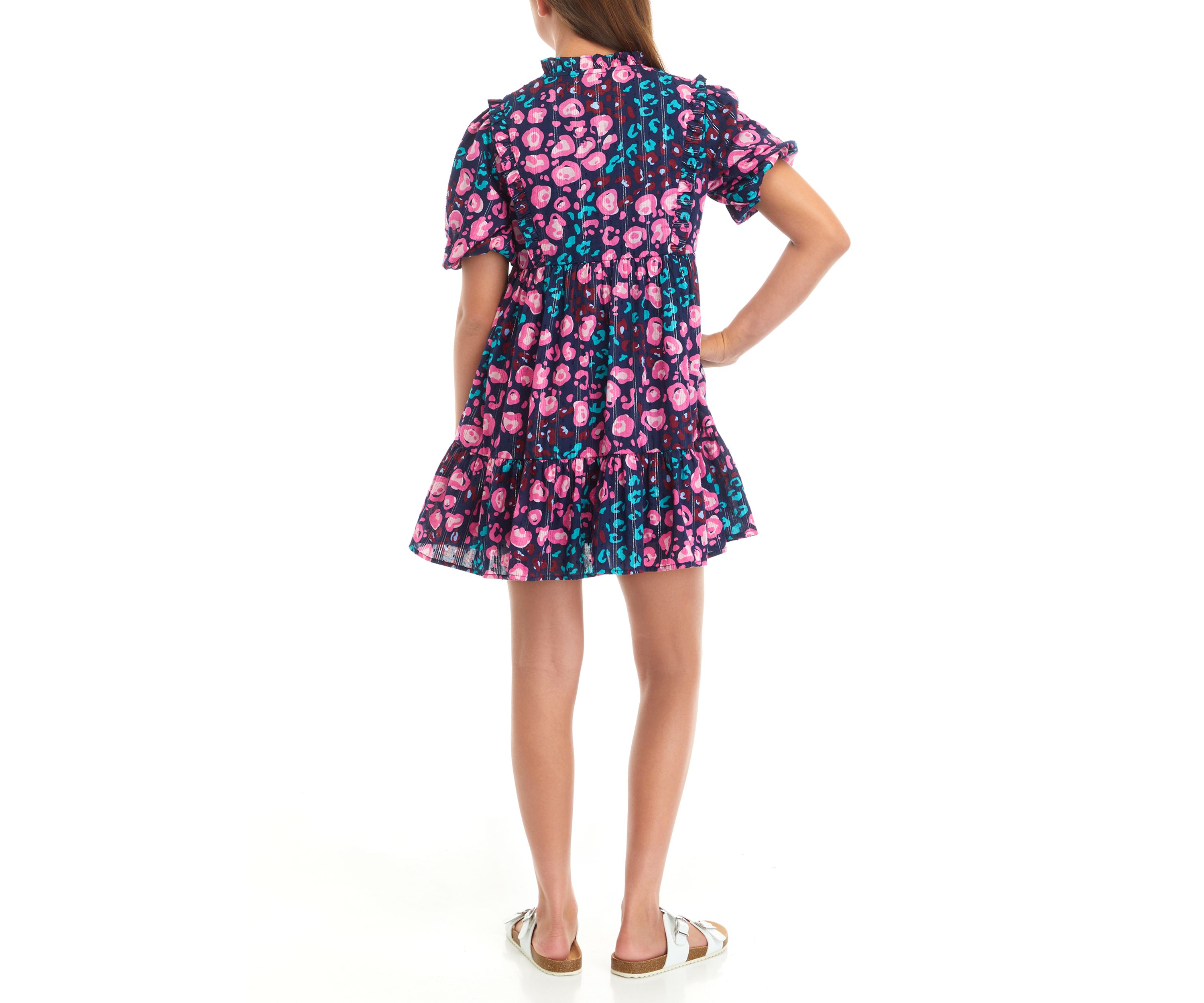 Girls 7-16 Ruffle Dress