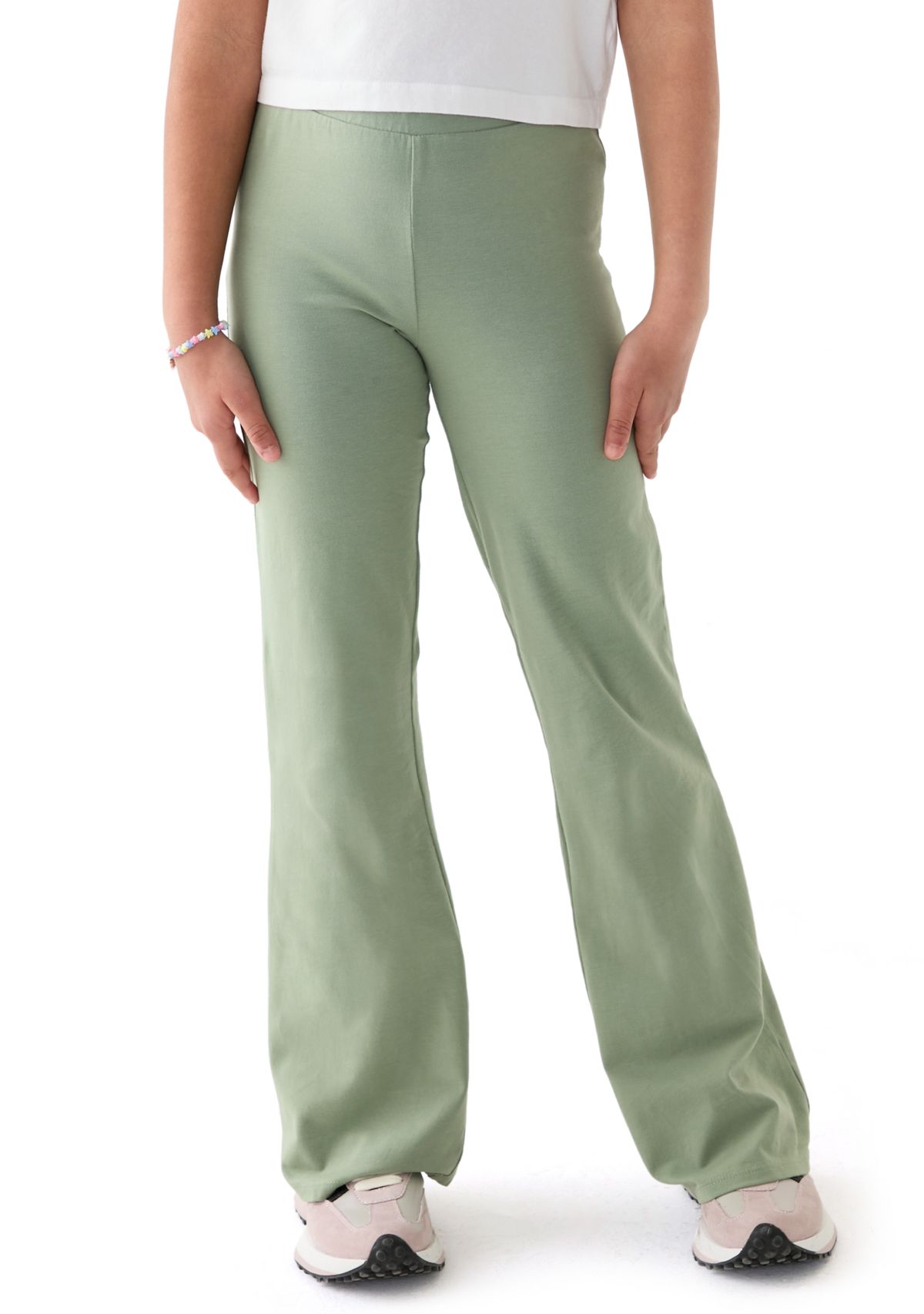 Gilr 7-16 Pull On Solid Flare Pants