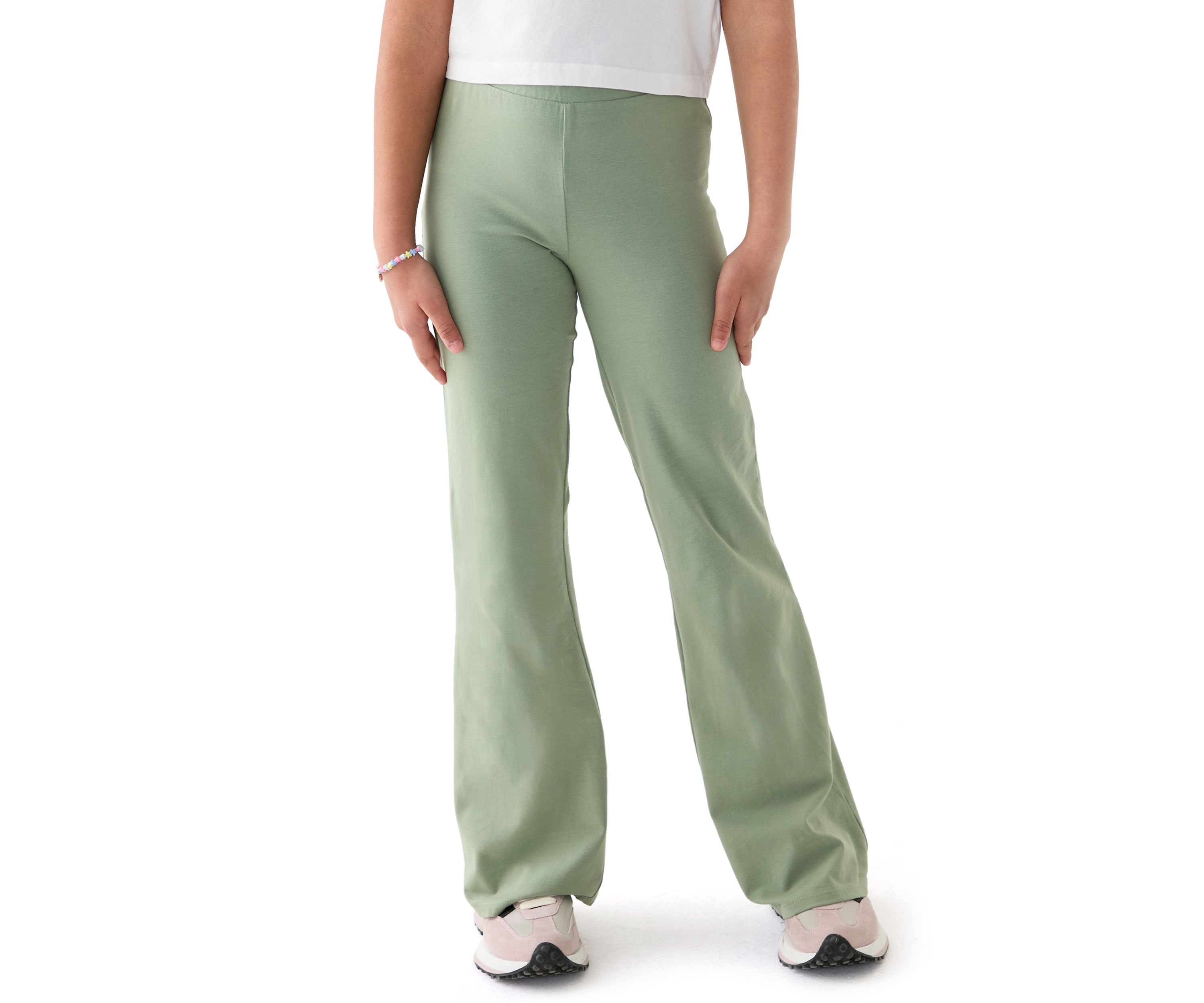Gilr 7-16 Pull On Solid Flare Pants