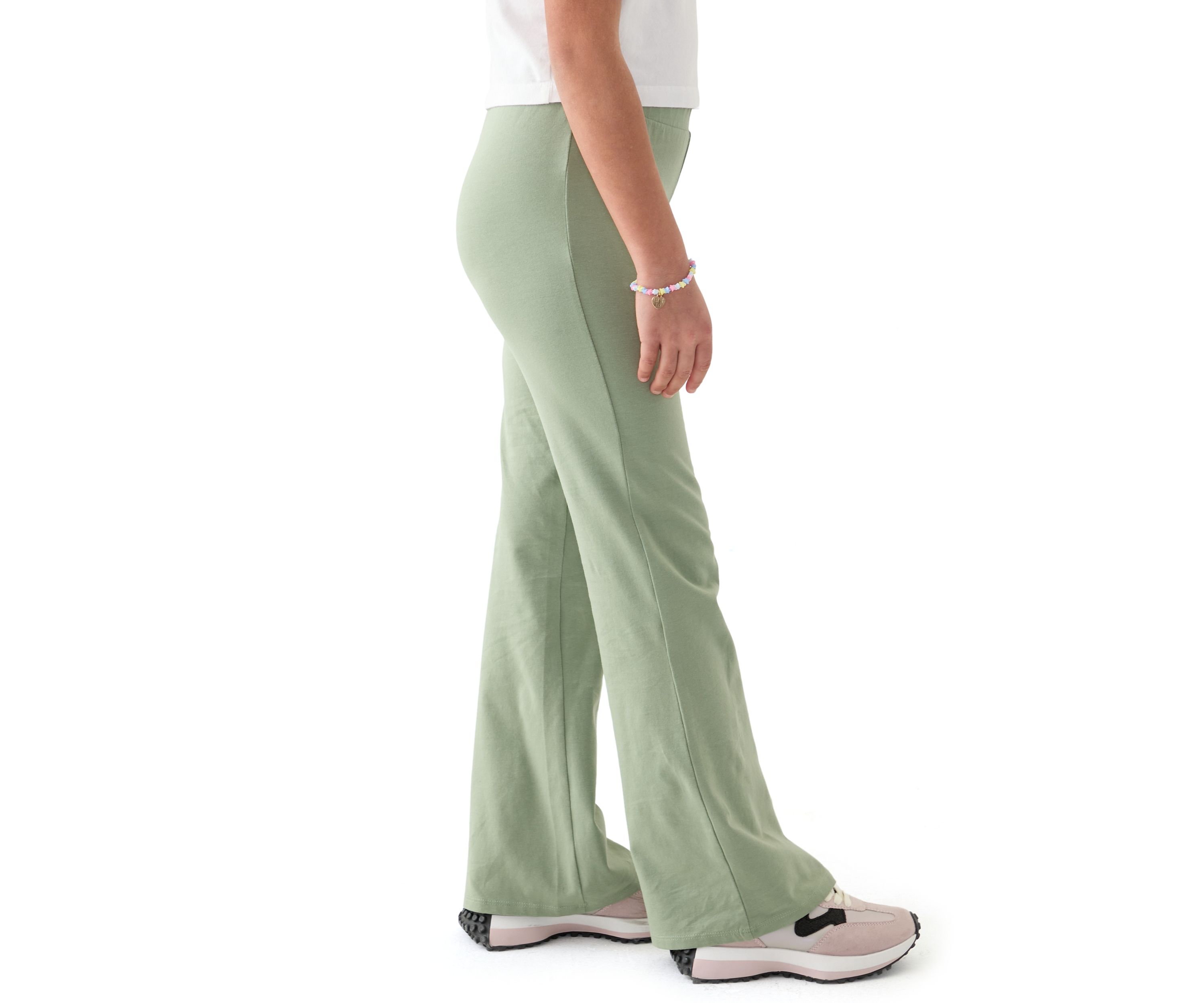 Gilr 7-16 Pull On Solid Flare Pants