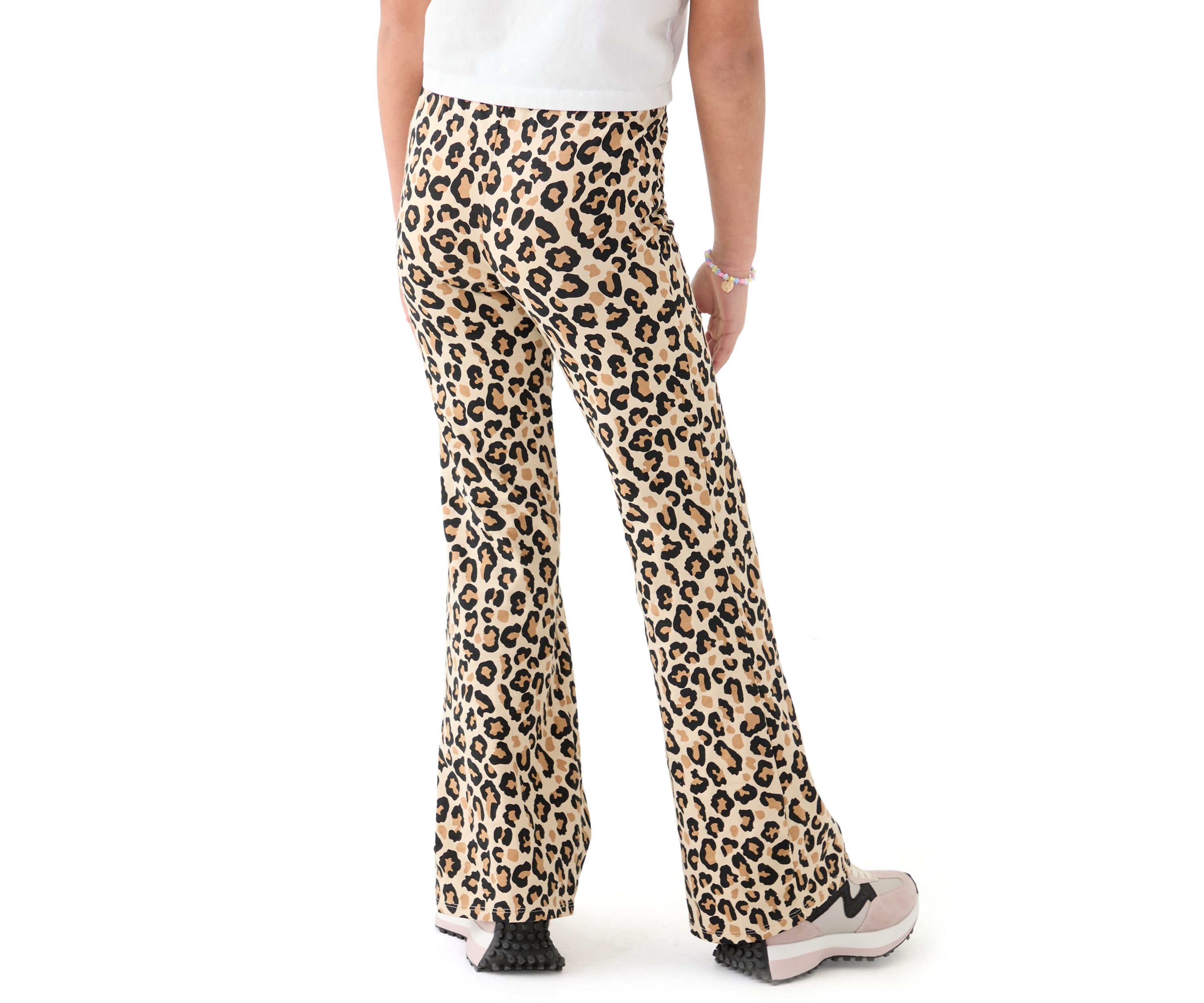 Girls 7-16 Printed Pull On Flare Pants