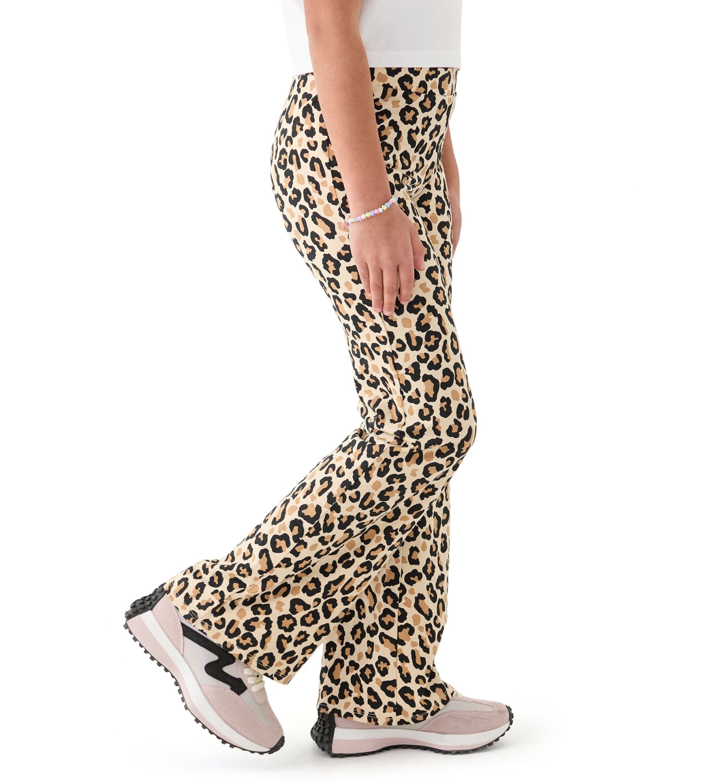 Girls 7-16 Printed Pull On Flare Pants