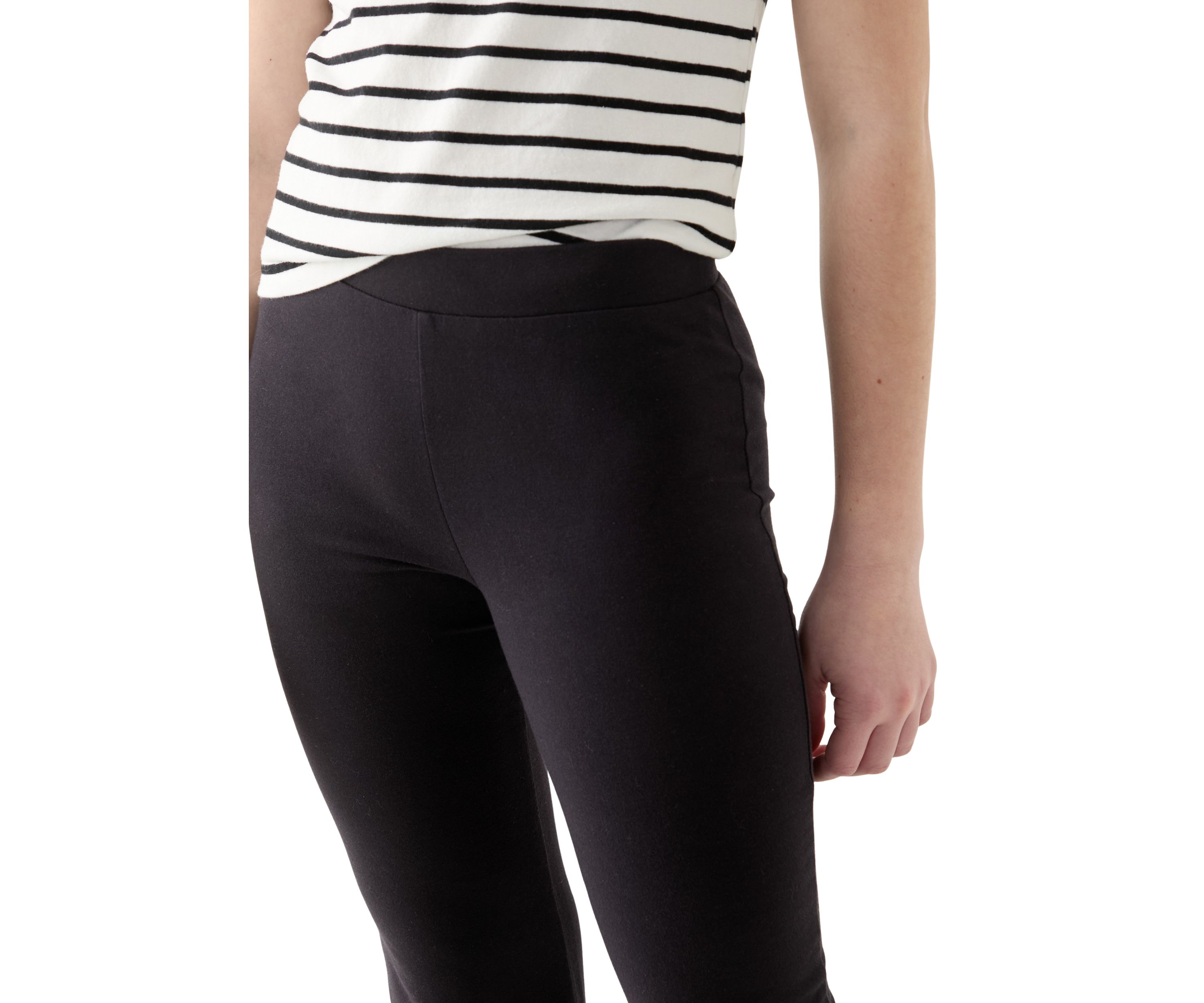 Girls 7-16 Pull On Solid Flare Pants