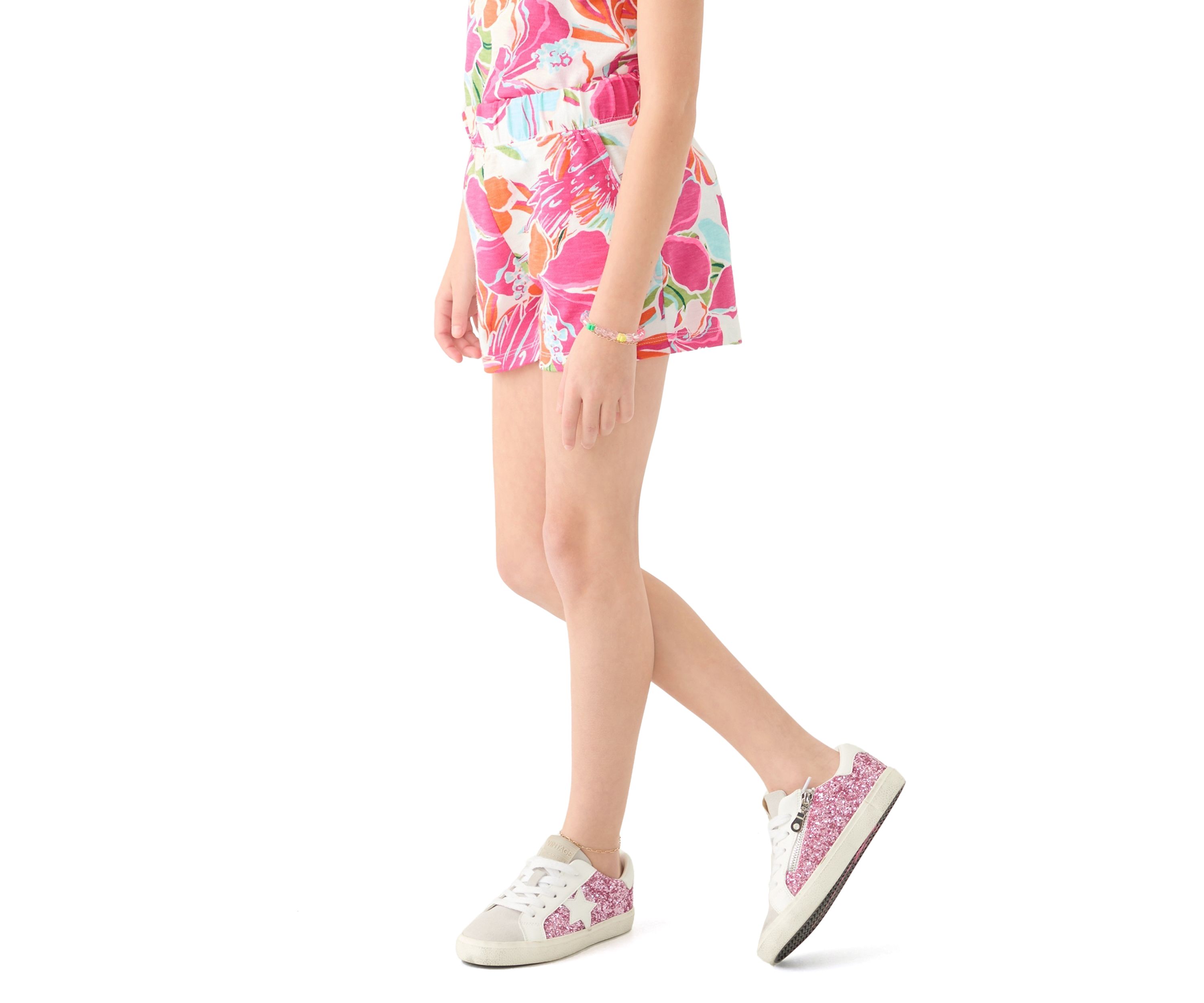 Girls 7-16 Knit Pull On Shorts