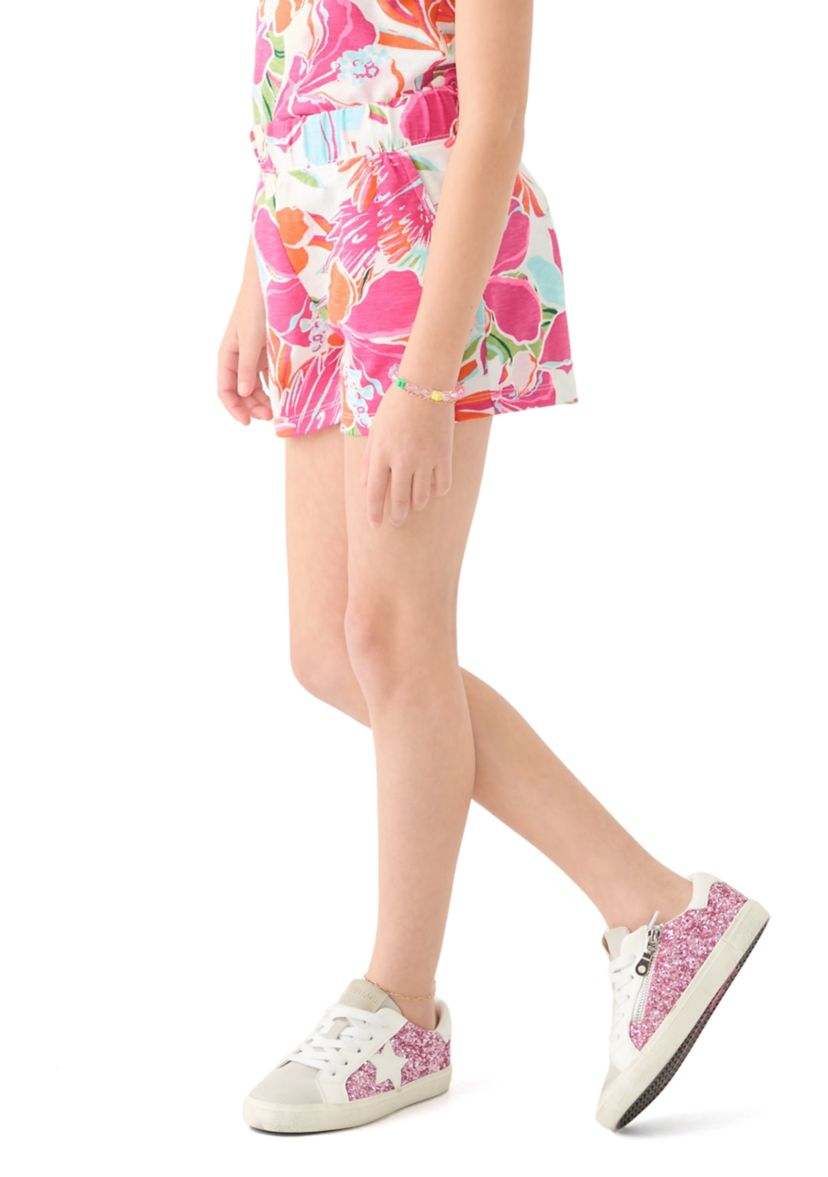 Girls 7-16 Knit Pull On Shorts