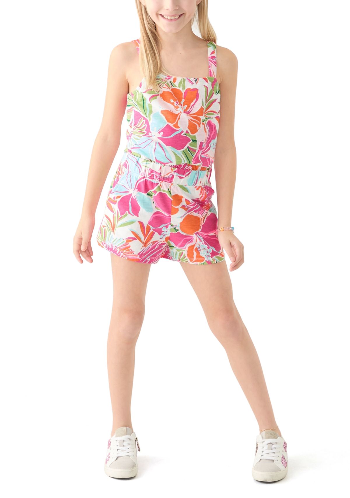 Girls 7-16 Knit Pull On Shorts