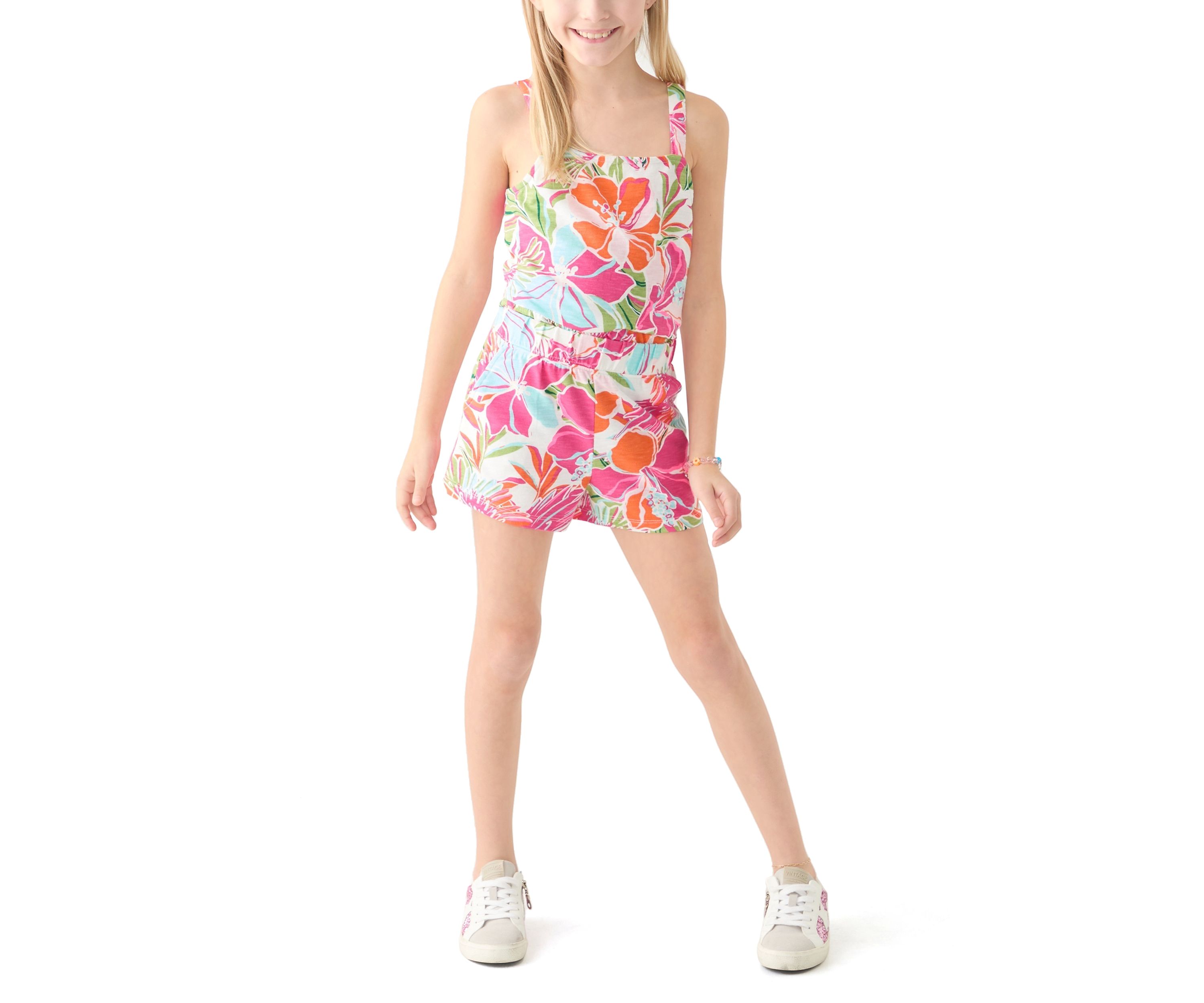 Girls 7-16 Knit Pull On Shorts