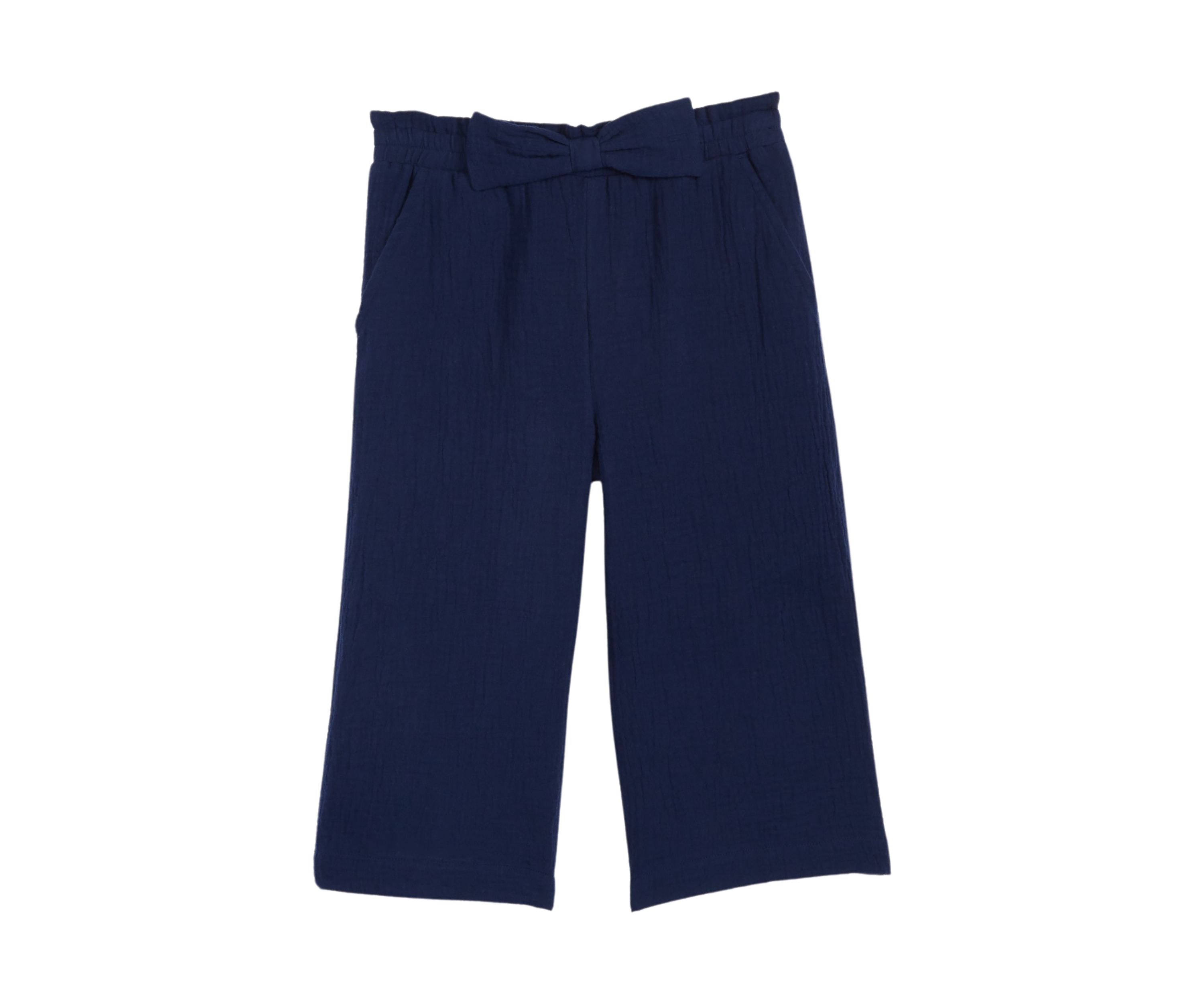Girls 4-6x Wide Leg Pull On Cropped Pants