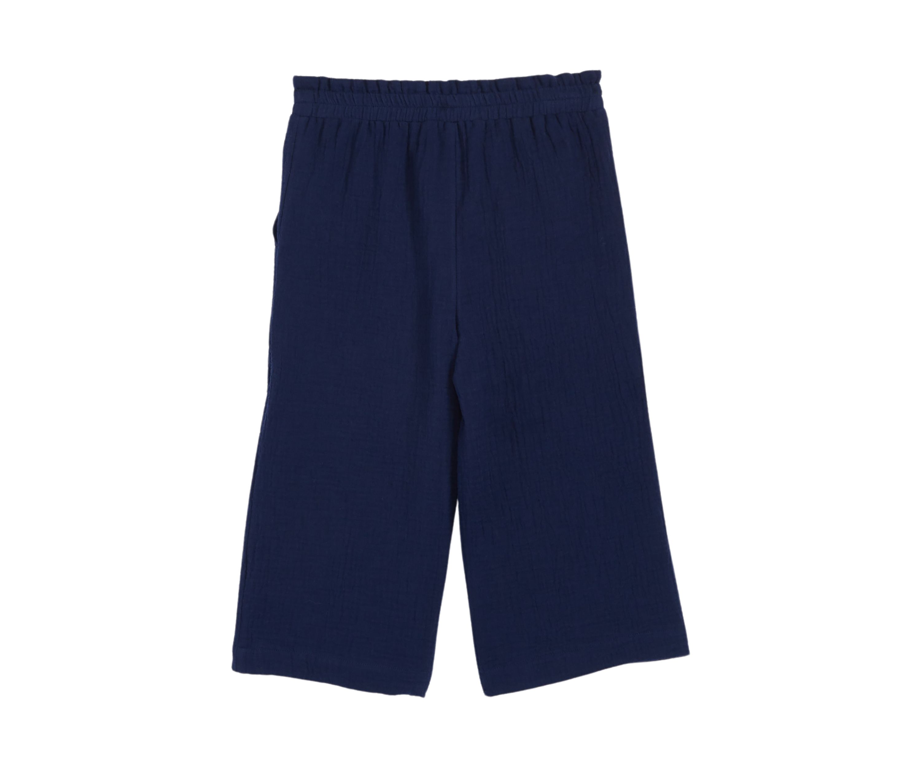 Girls 4-6x Wide Leg Pull On Cropped Pants