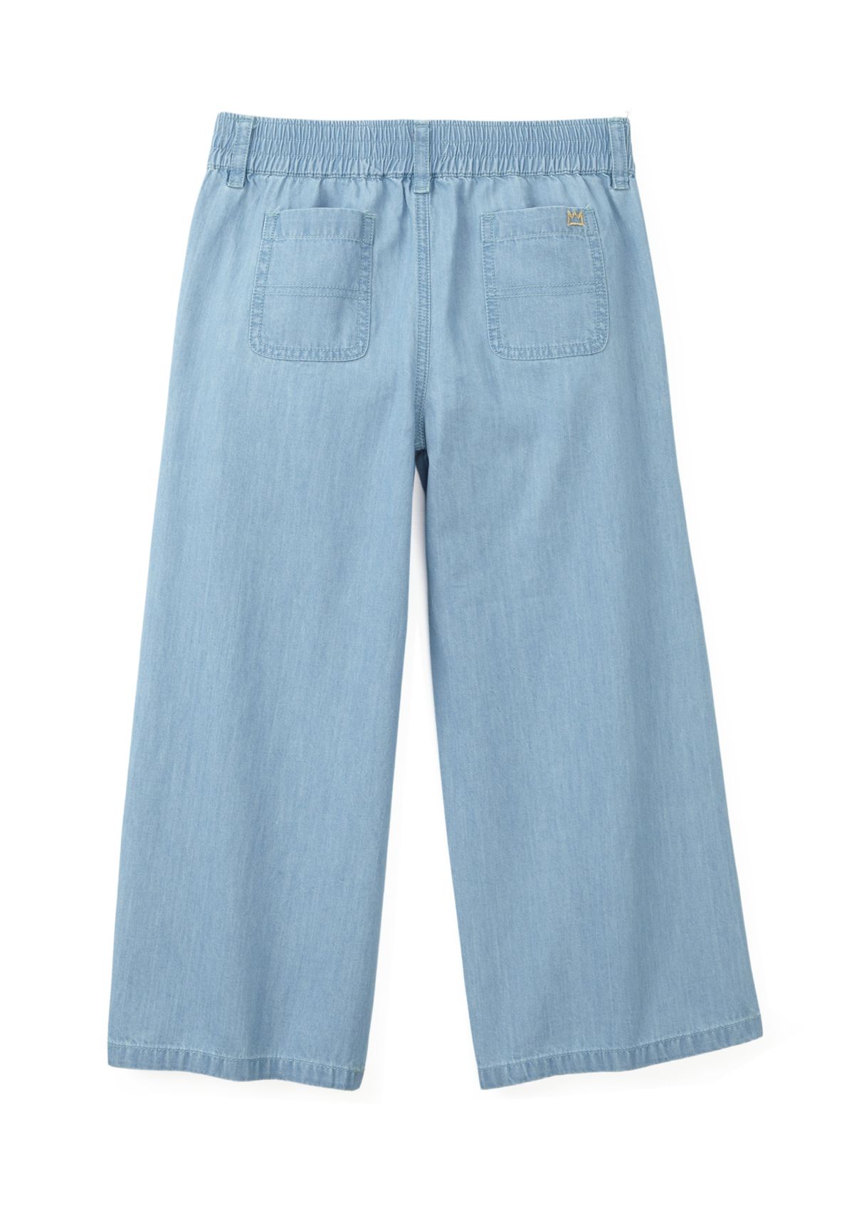 Girls 4-6x Utility Chambray Crop Pants