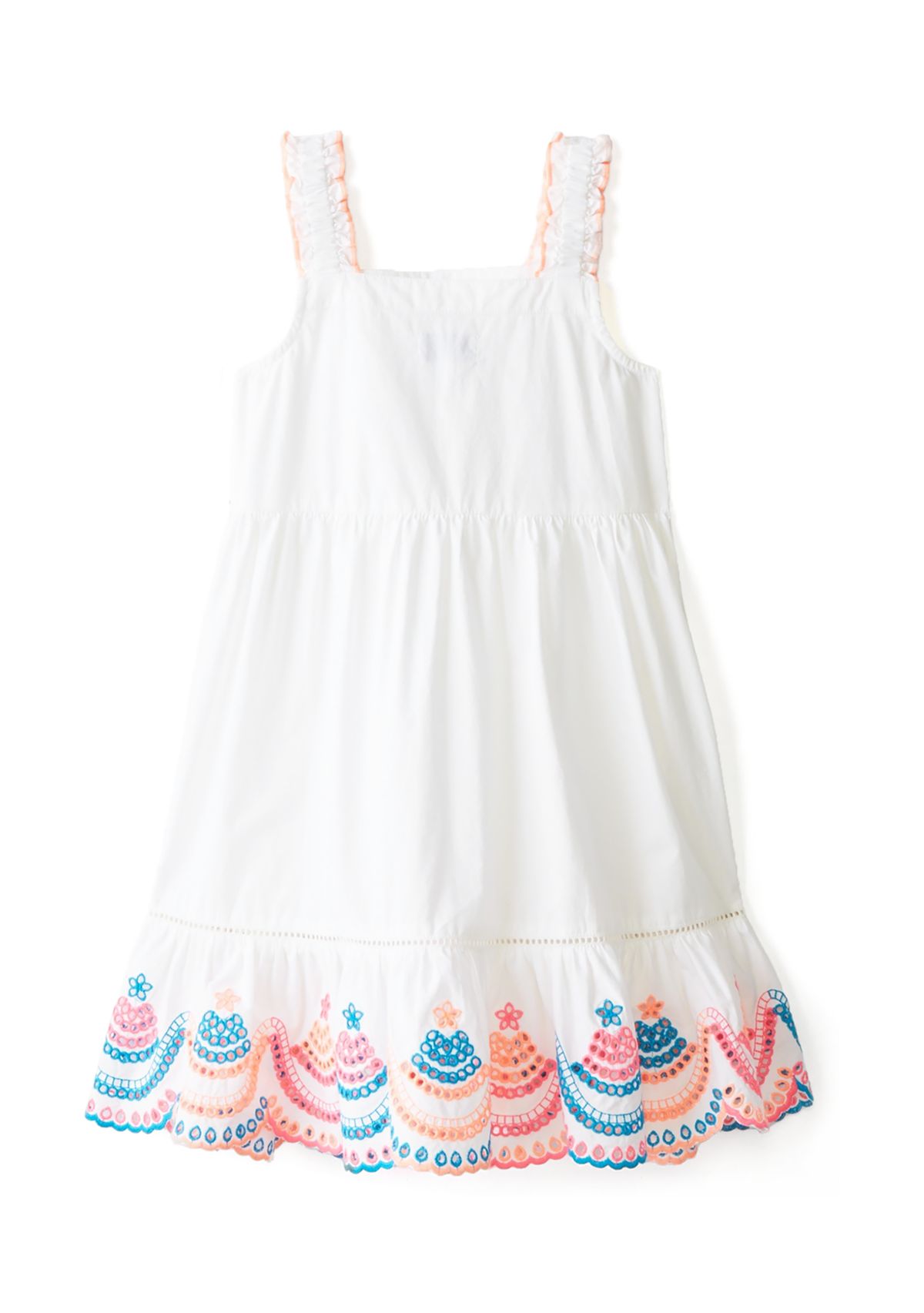 Girls 4-6x Embroidered Tank Dress