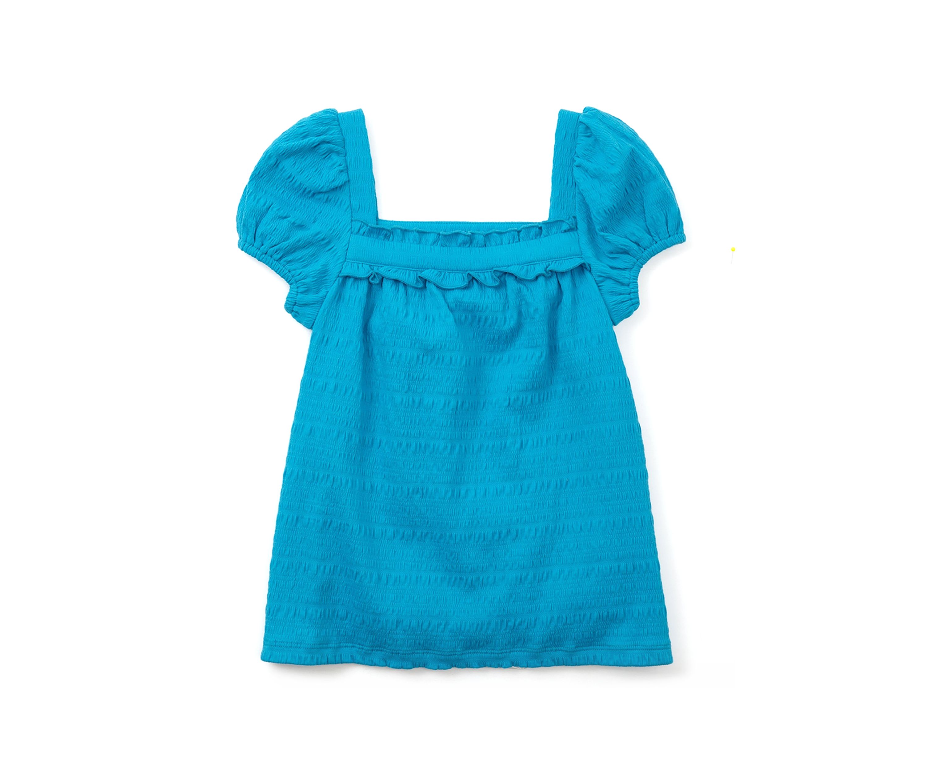 Girls 4-6x Puff Sleeve Knit Top