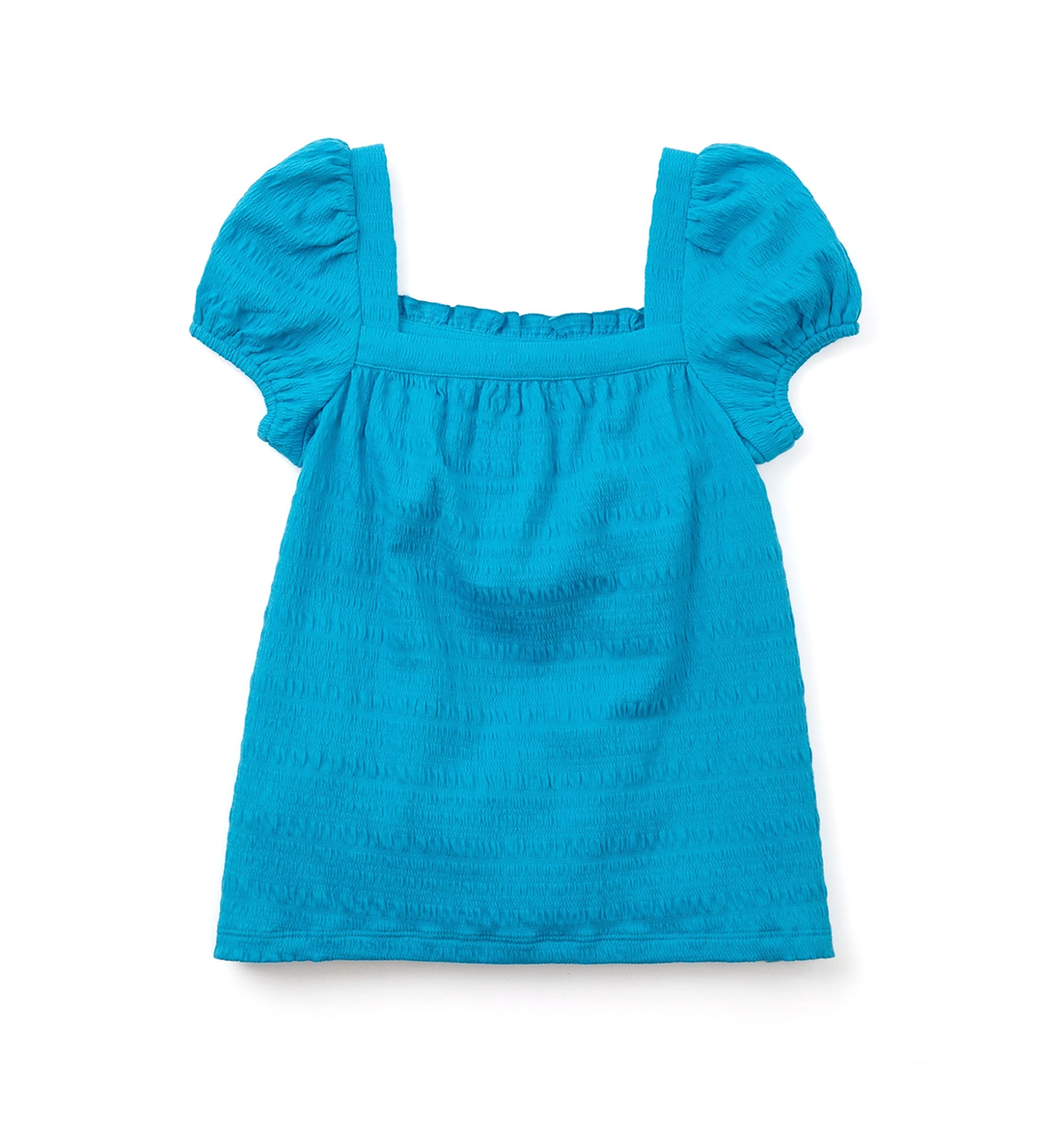 Girls 4-6x Puff Sleeve Knit Top