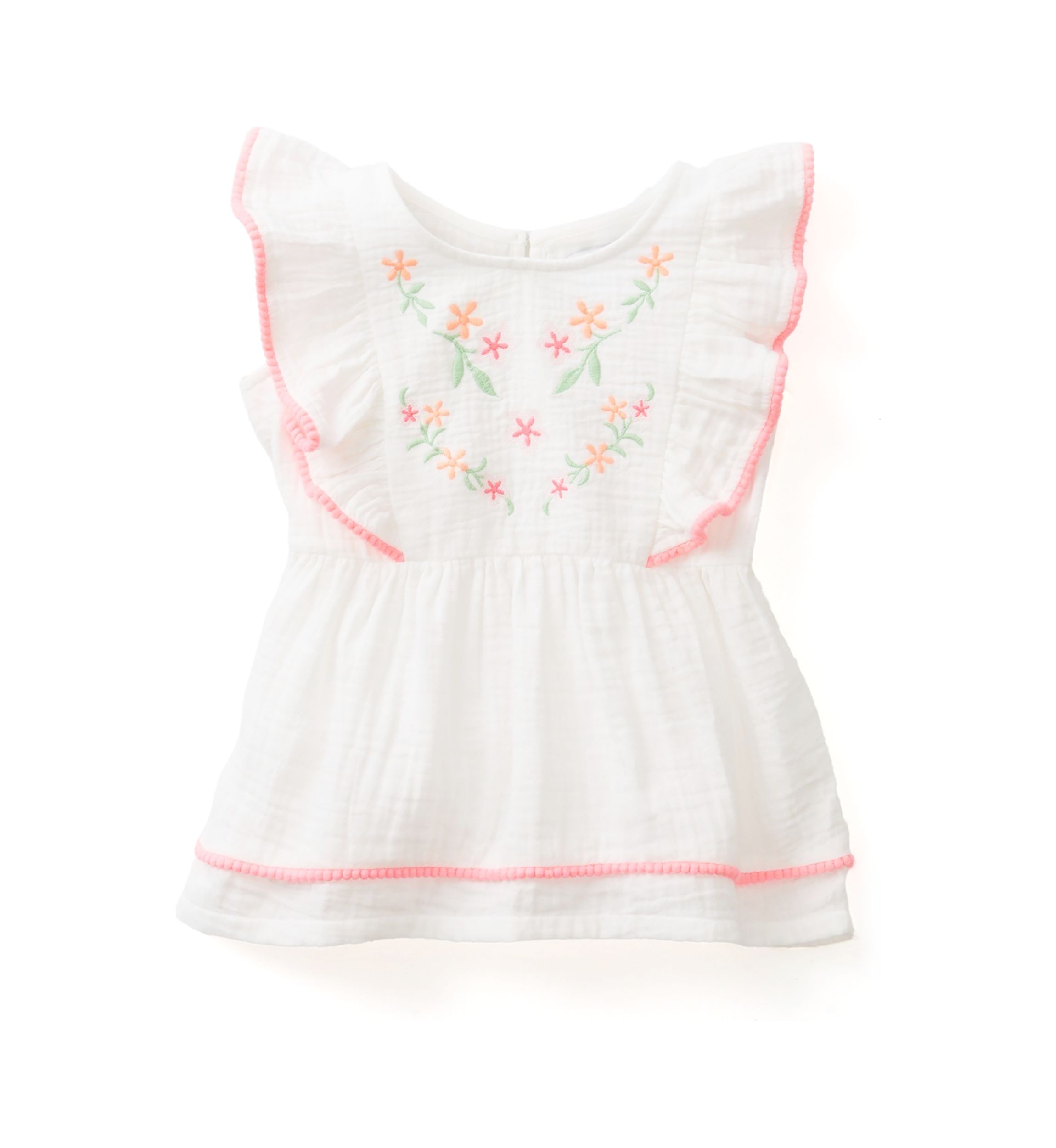 Girls 4-6x Ruffle Embellished Dress