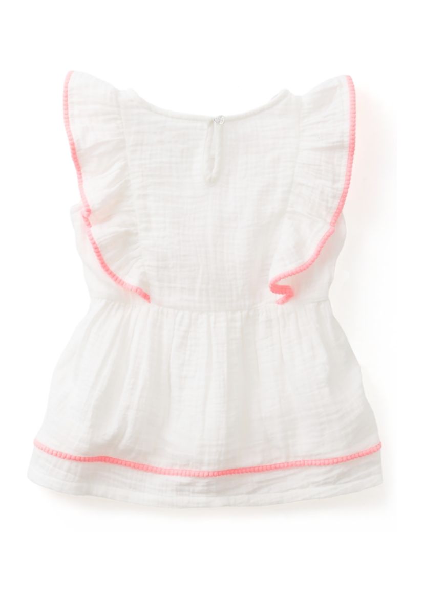 Girls 4-6x Ruffle Embellished Dress