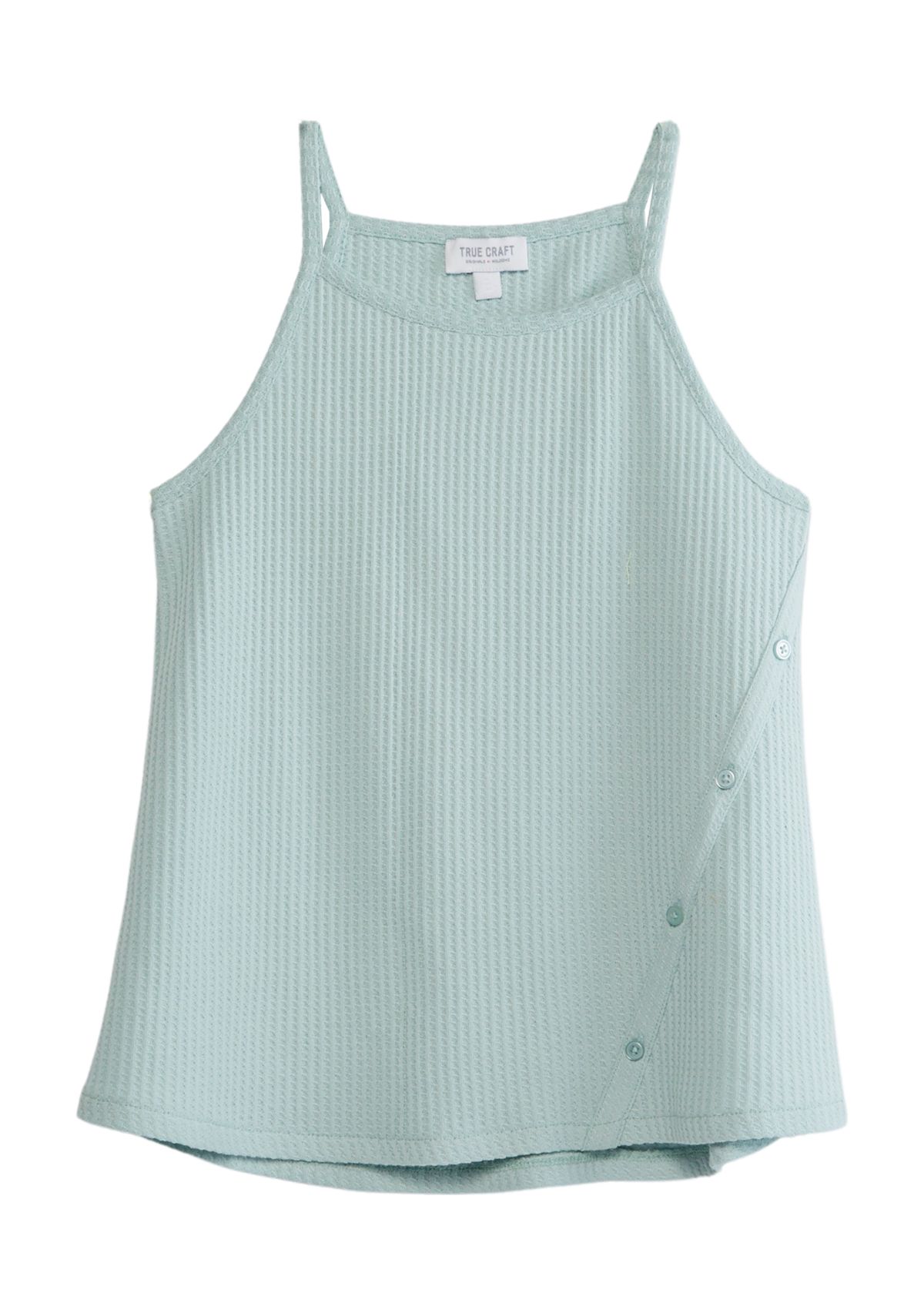 Girls 7-16 Waffle Knit Tank 