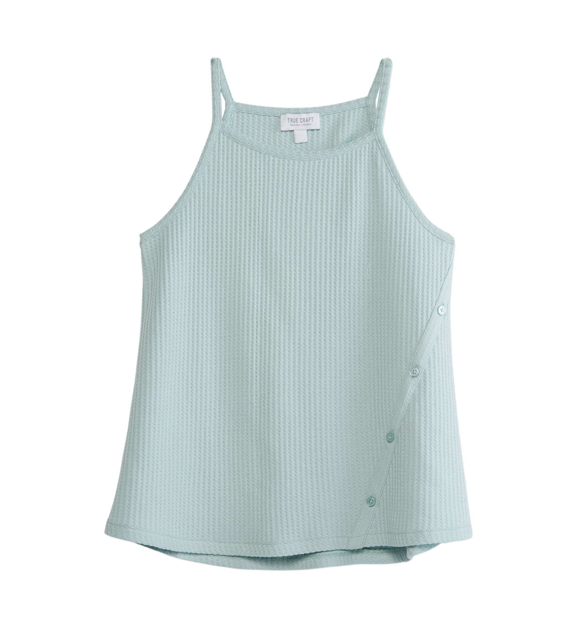 Girls 7-16 Waffle Knit Tank 
