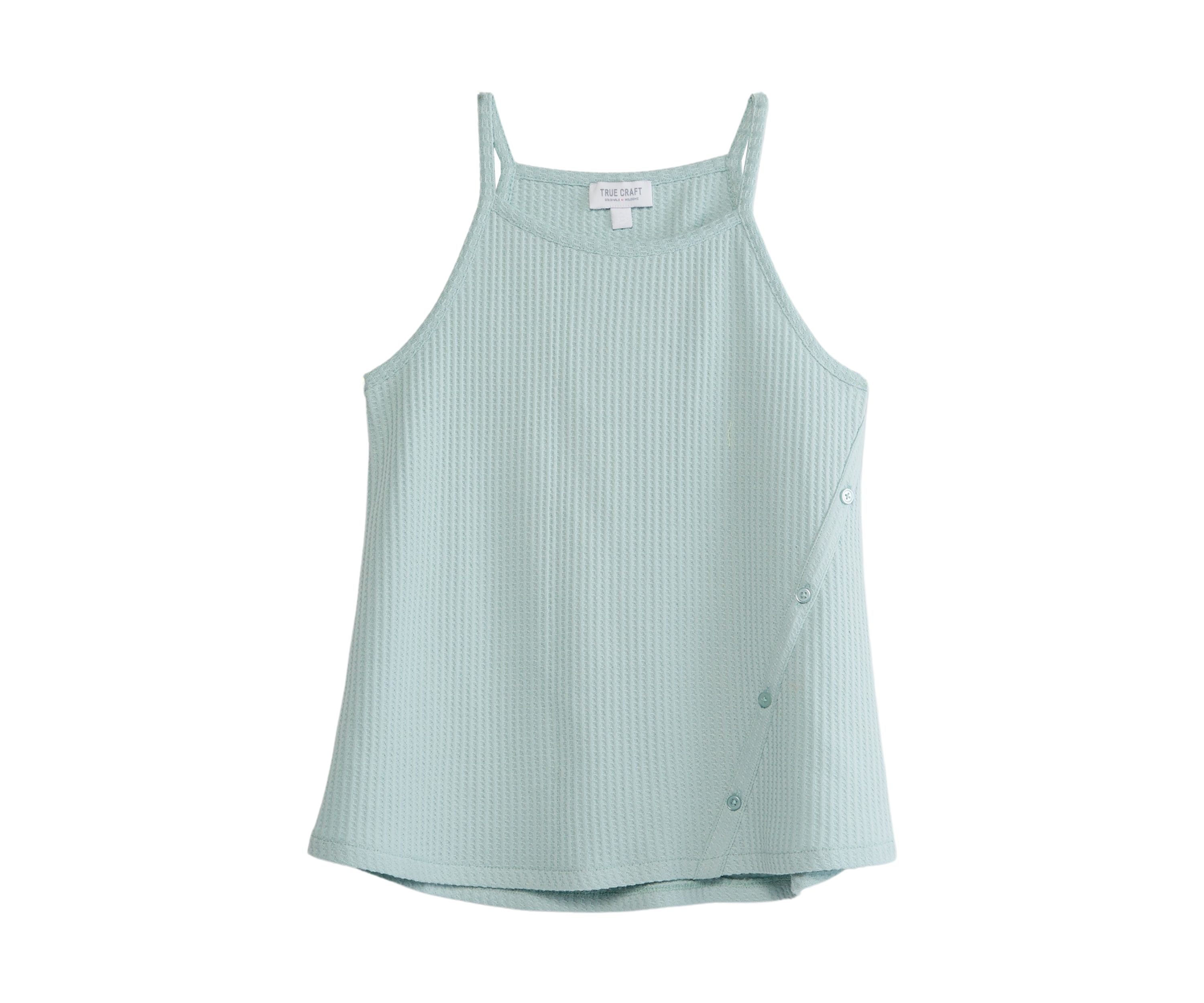 Girls 7-16 Waffle Knit Tank 