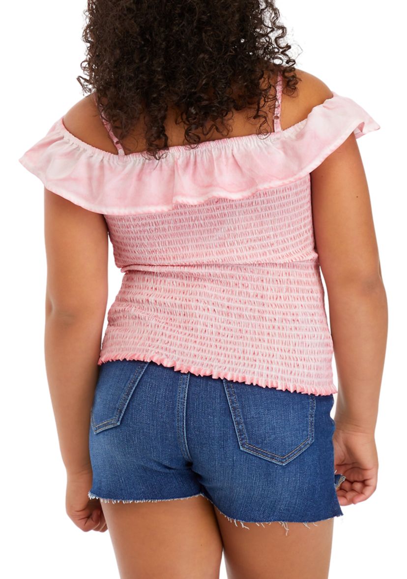 Girls 7-16 Smocked Tank 