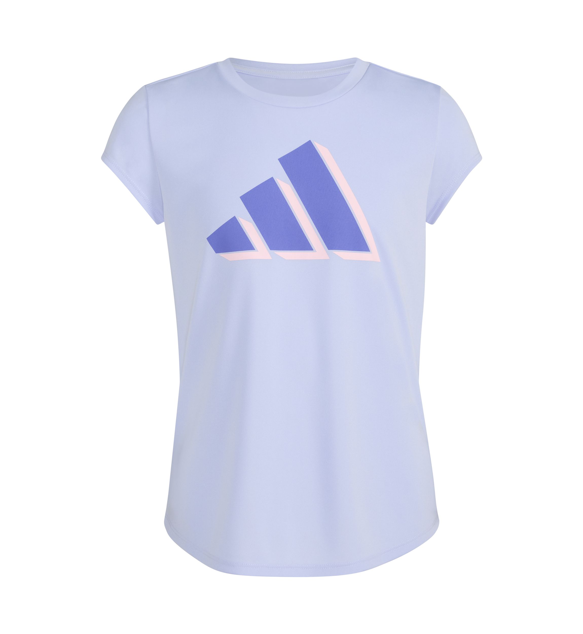 Girls 7-16 Short Cap Sleeve Polyester Logo Graphic T-Shirt