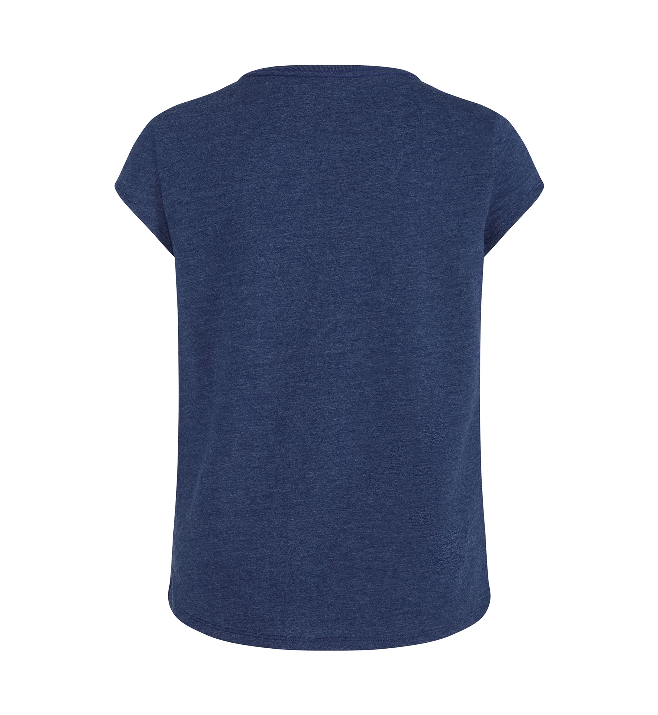 Girls 7-16 Short Cap Sleeve Heather Knit T-Shirt