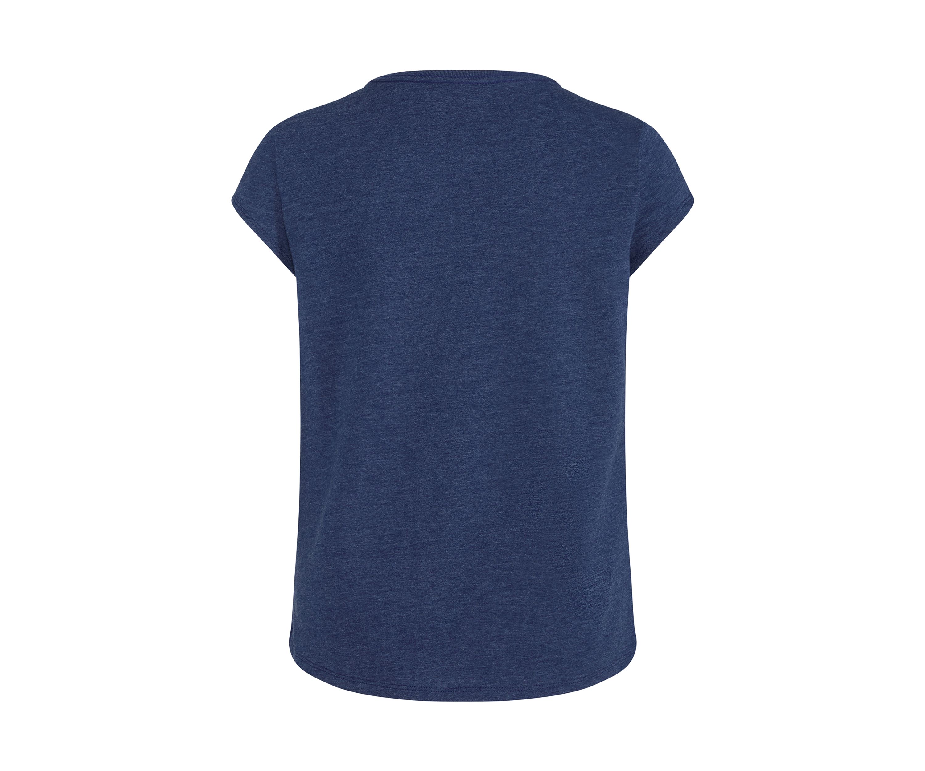 Girls 7-16 Short Cap Sleeve Heather Knit T-Shirt