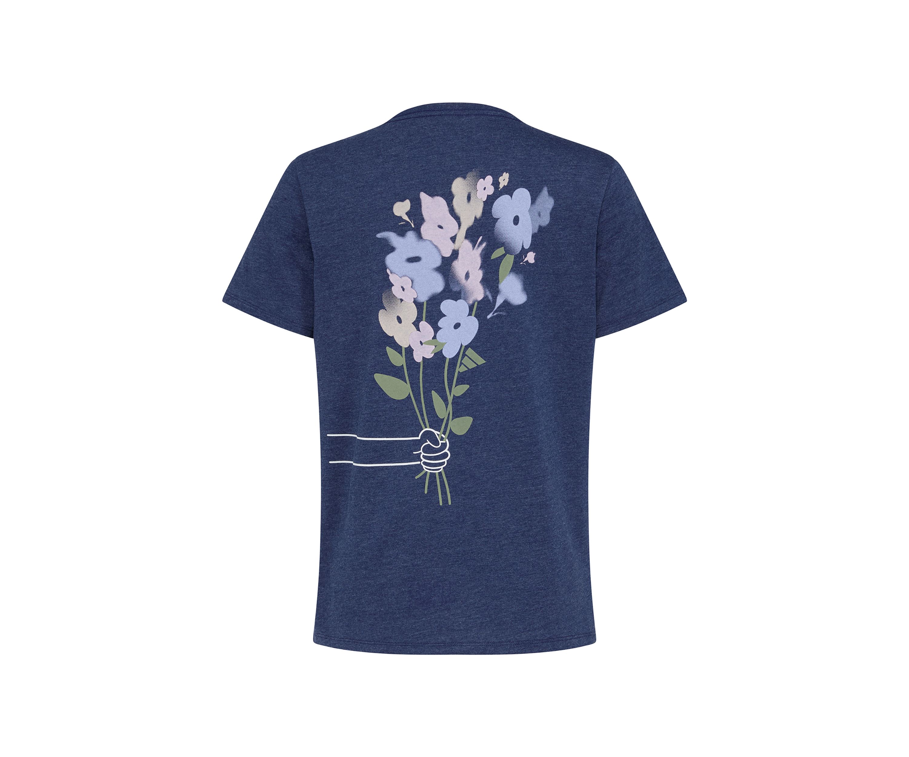 Girls 7-16 Short Sleeve Regular Fit Heather T-Shirt - Extended Size