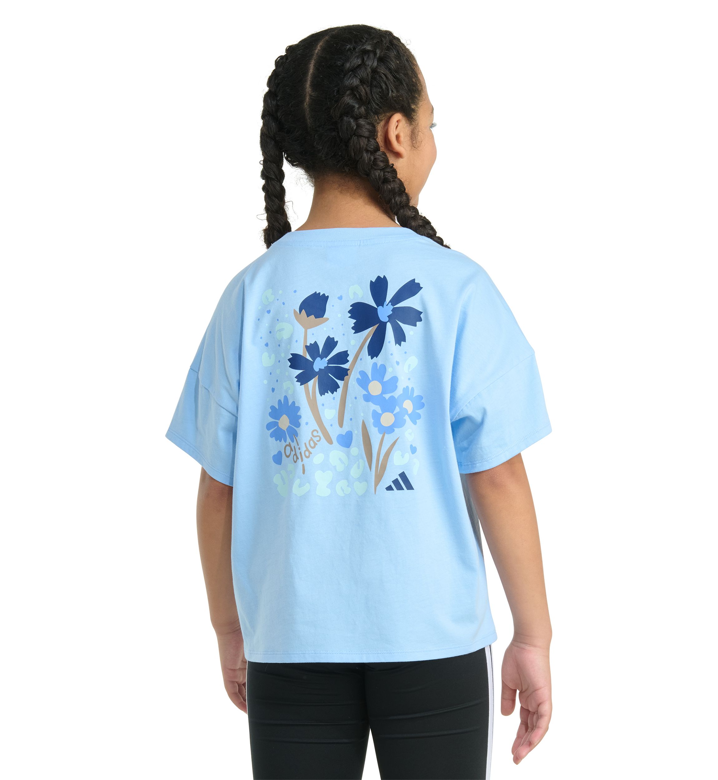 Girls 7-16 Short Sleeve Drop Shoulder T-Shirt