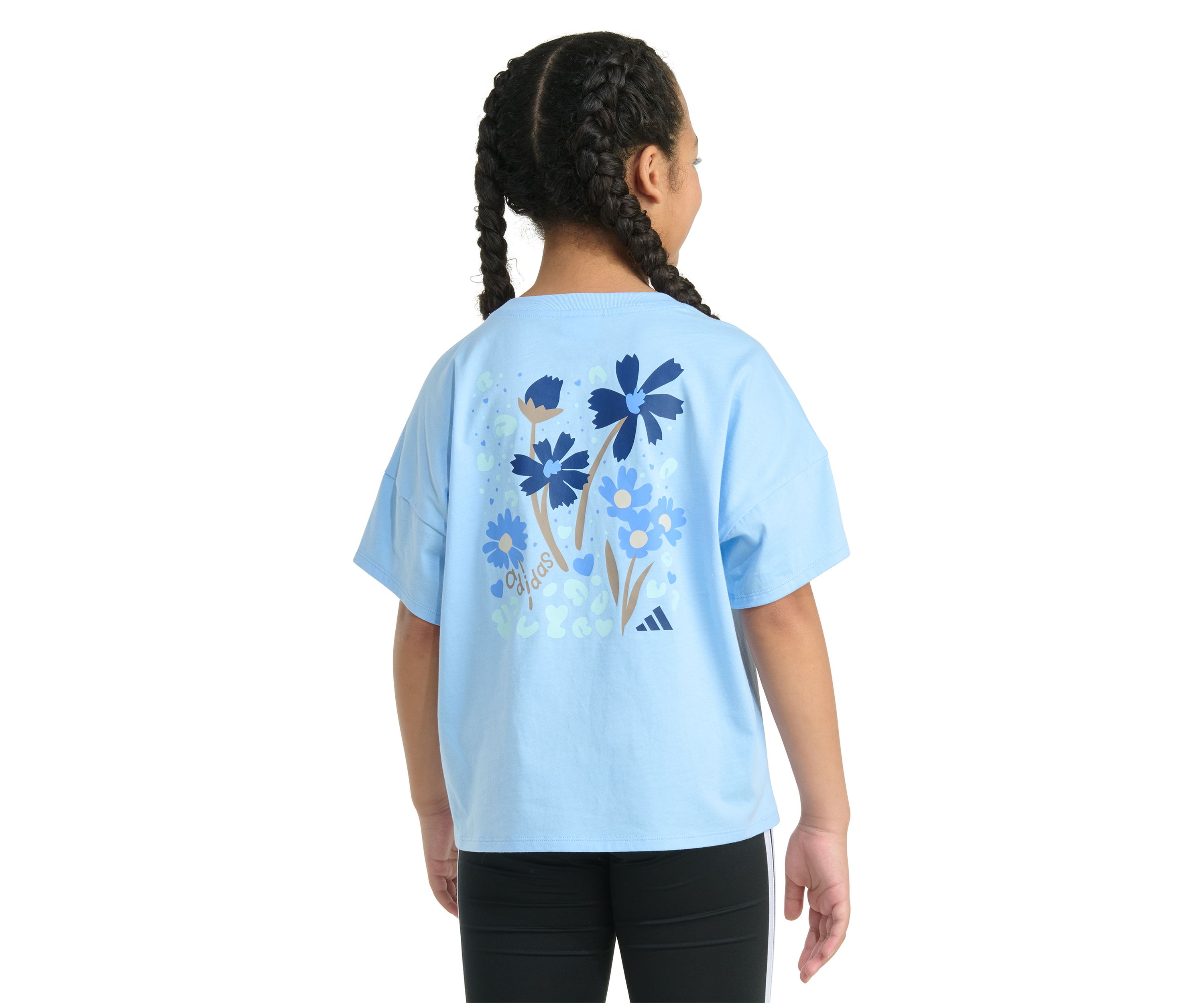 Girls 7-16 Short Sleeve Drop Shoulder T-Shirt