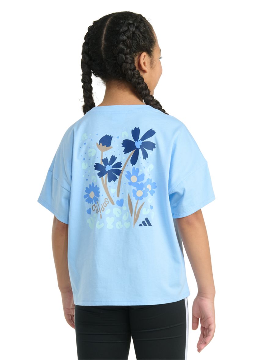 Girls 7-16 Short Sleeve Drop Shoulder T-Shirt