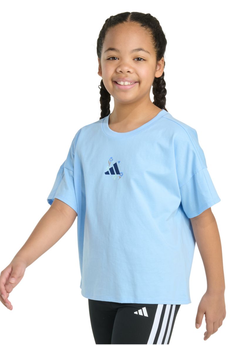 Girls 7-16 Short Sleeve Drop Shoulder T-Shirt