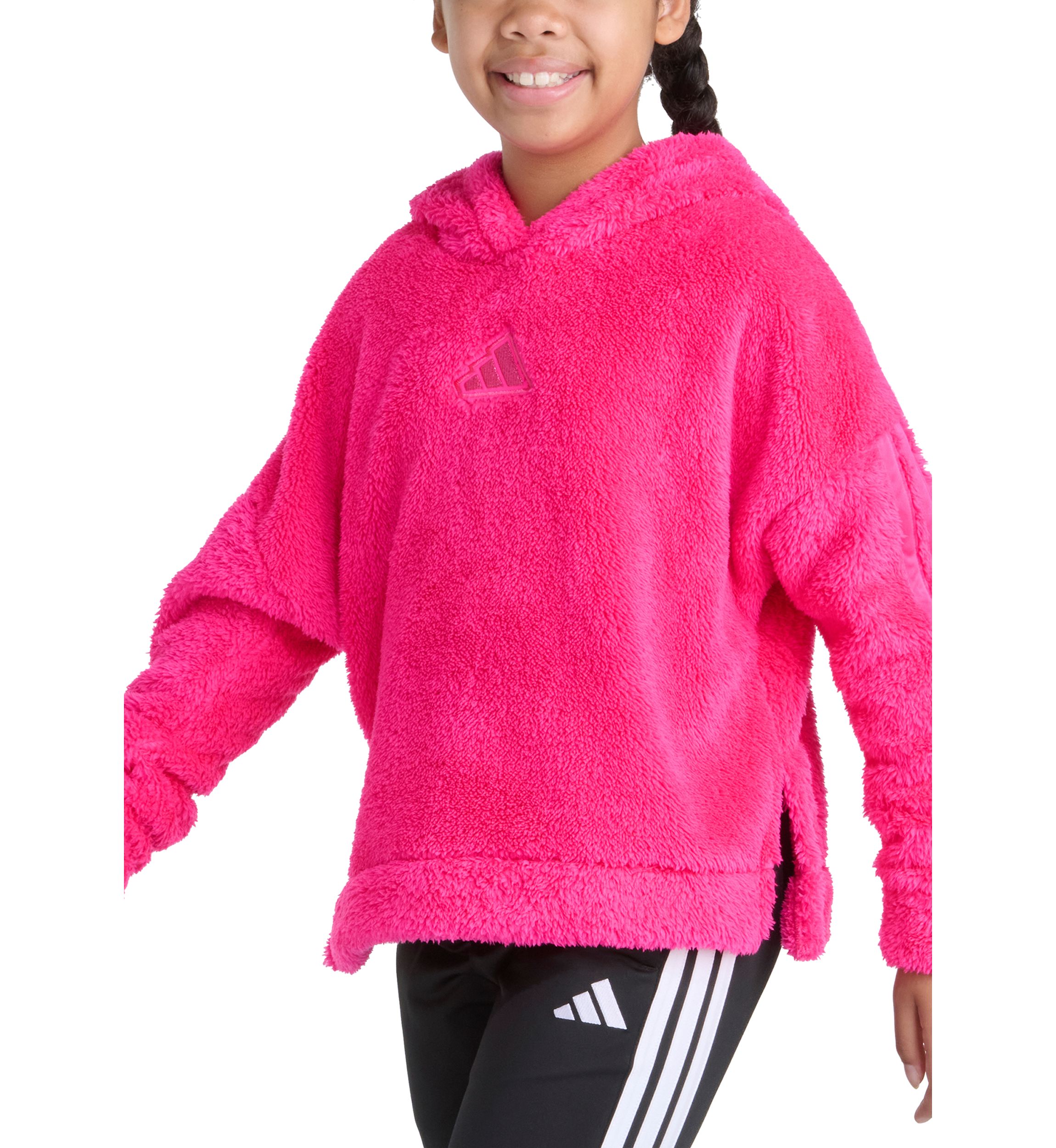 Girls 7-16 Long Sleeve Fleece Pullover Hoodie