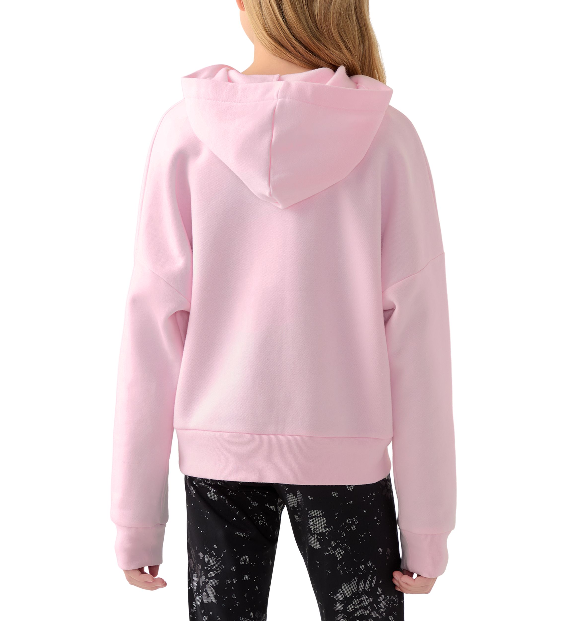 Girls 7-16 Long Sleeve Logo Graphic Hoodie 
