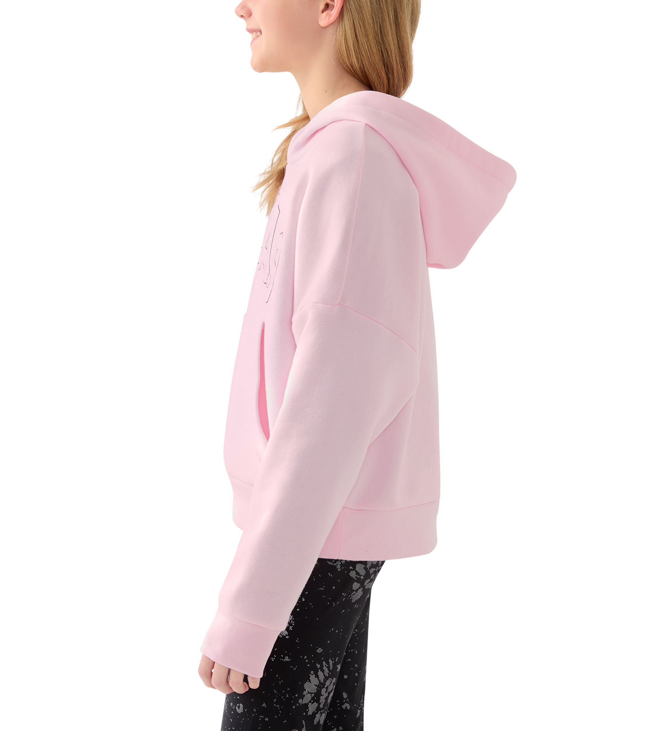 Girls 7-16 Long Sleeve Logo Graphic Hoodie 
