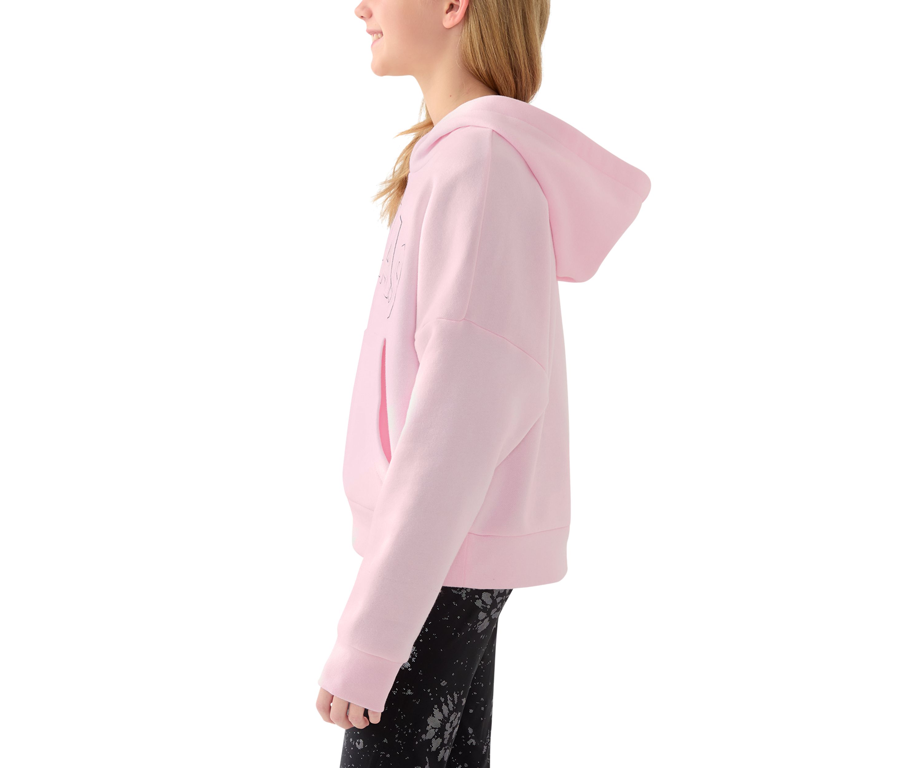 Girls 7-16 Long Sleeve Logo Graphic Hoodie 