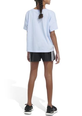 Girls 7-16 Short Sleeve Loose Box T-Shirt